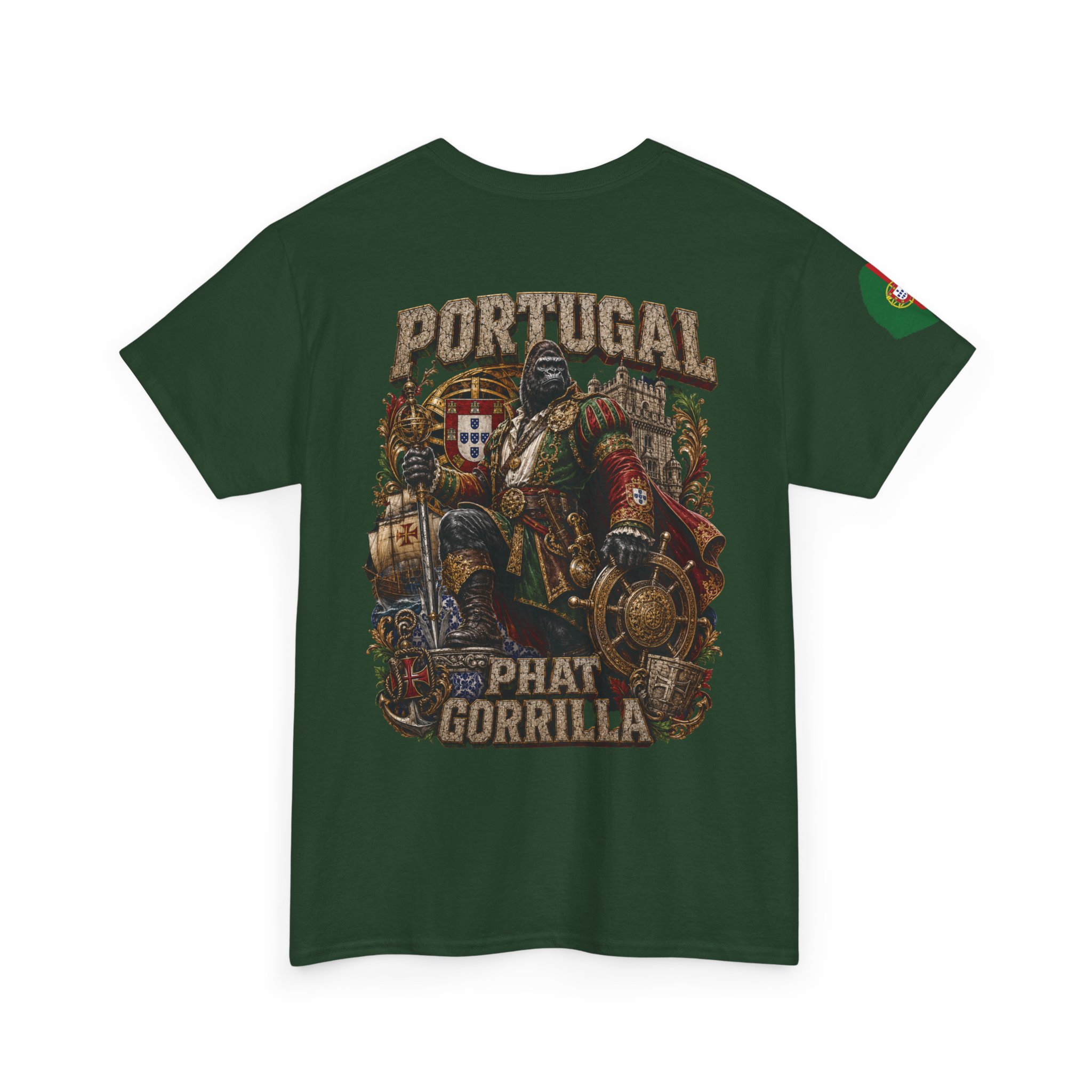 Portugal Phat Gorrilla World Cup Tee - Gildan 5000 - Image 12
