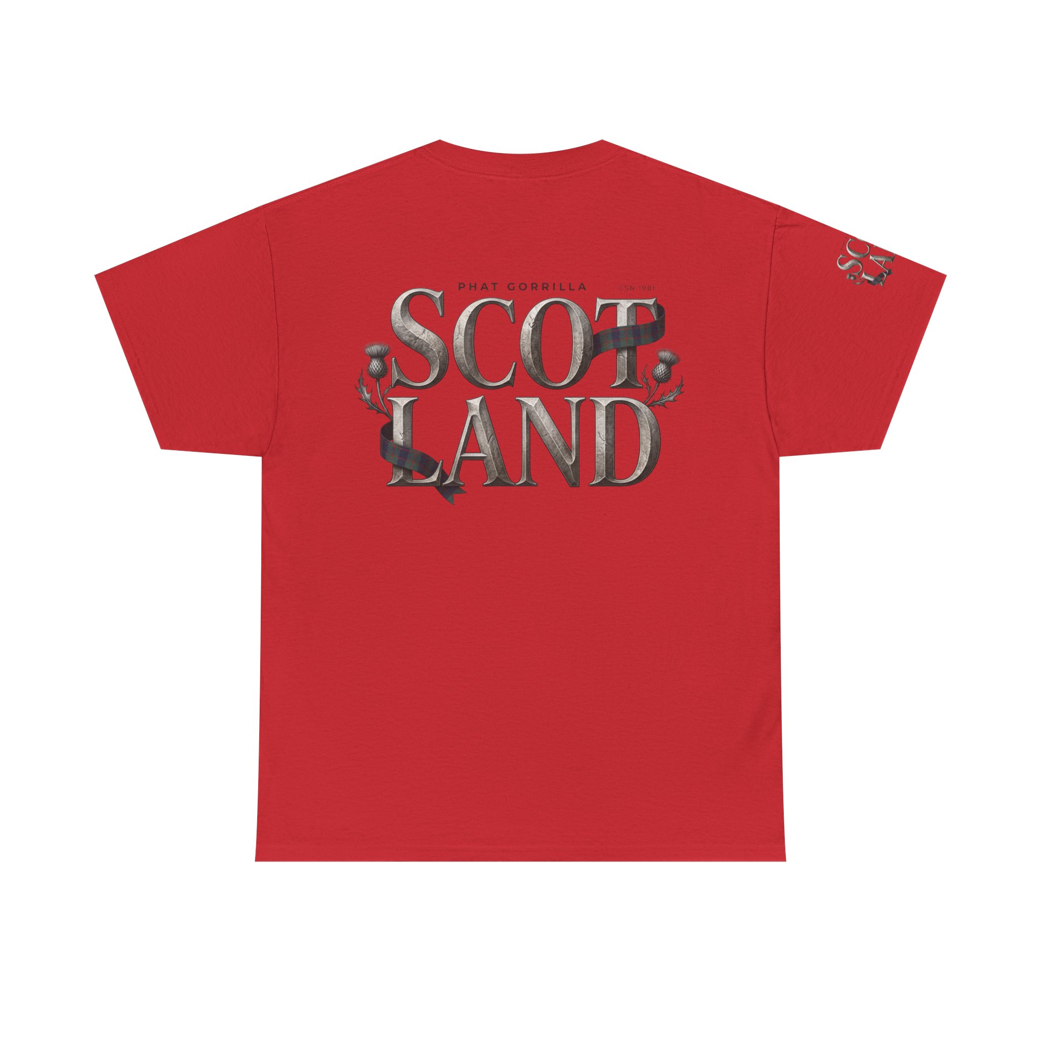 Scotland Phat Gorrilla World Cup Tee - Gildan 5000 - Image 26