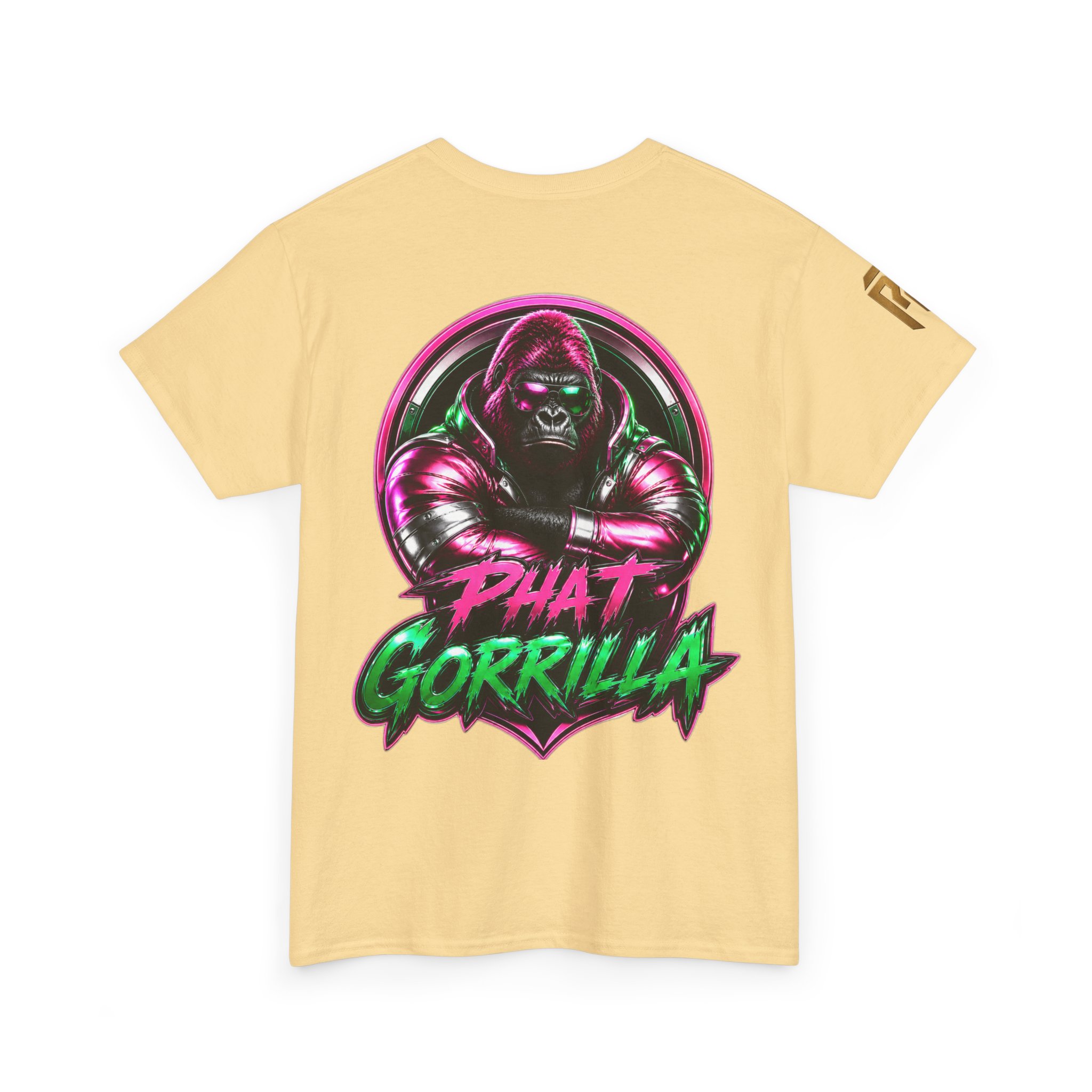 Phat Gorrilla Graphic Tee — Neon Gorilla Logo Streetwear T-Shirt - Image 12