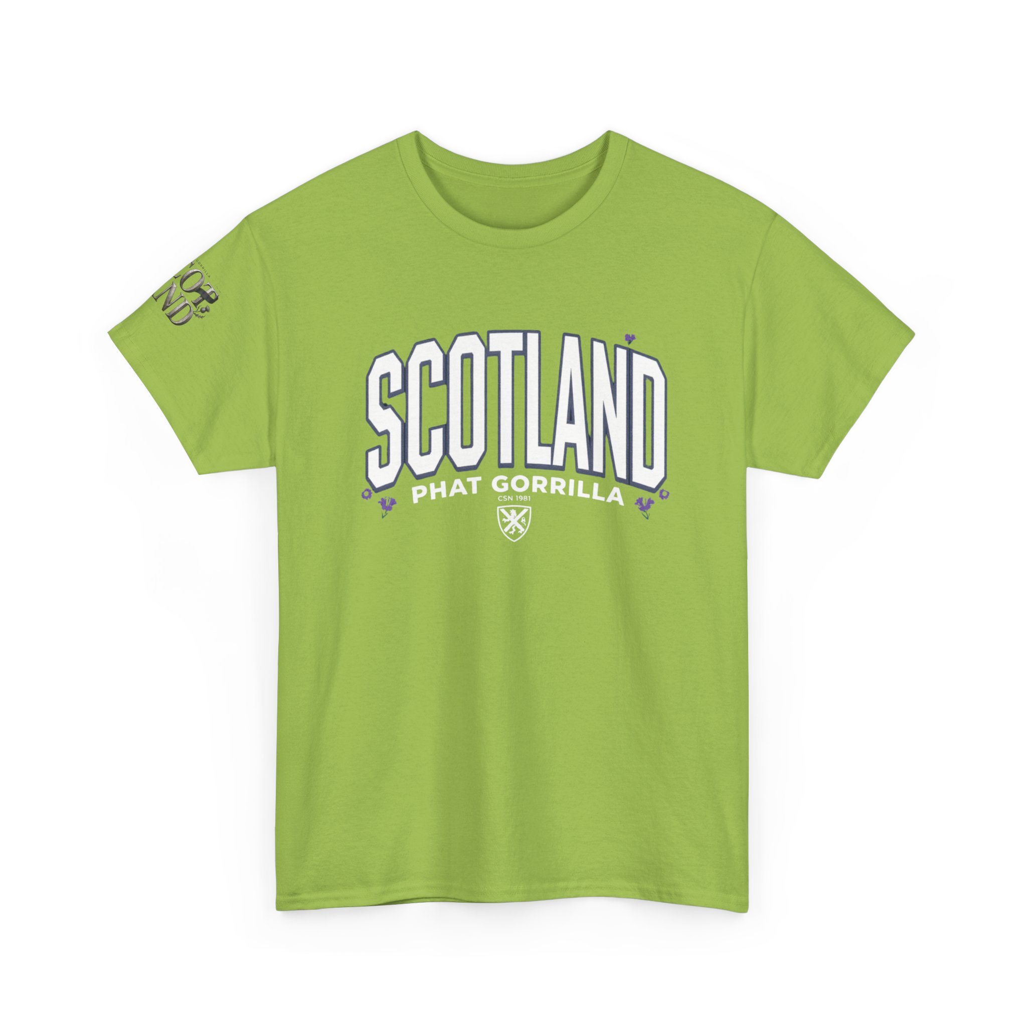 Scotland Phat Gorrilla World Cup Tee - Gildan 5000 - Image 15