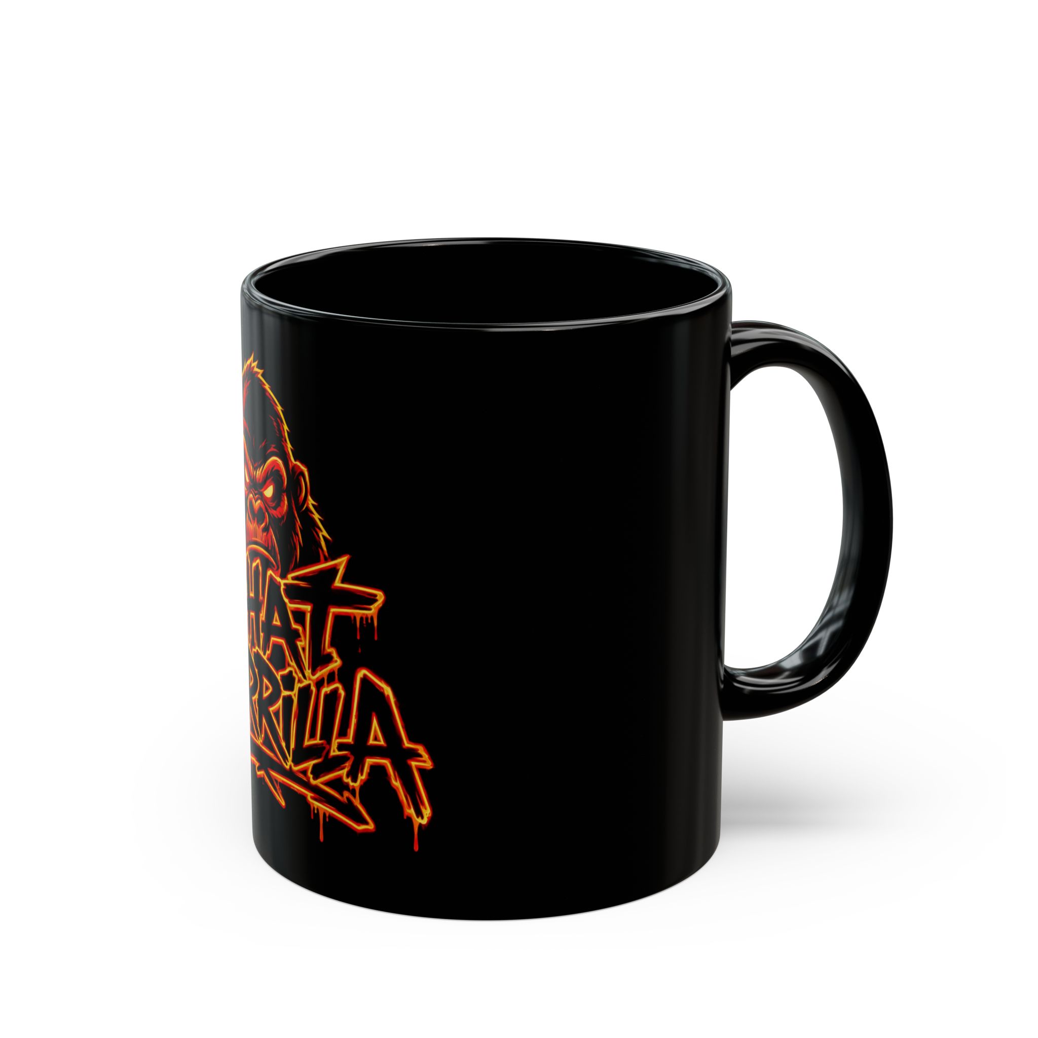 Phat Gorrilla Elite Black Coffee Mug - Image 5