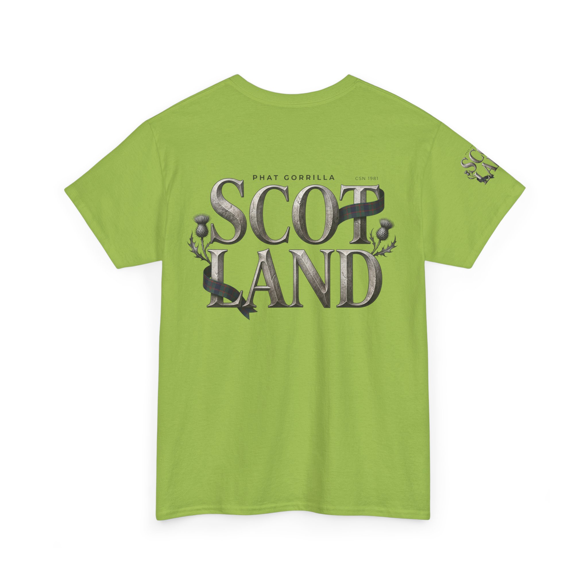 Scotland Phat Gorrilla World Cup Tee - Gildan 5000 - Image 16