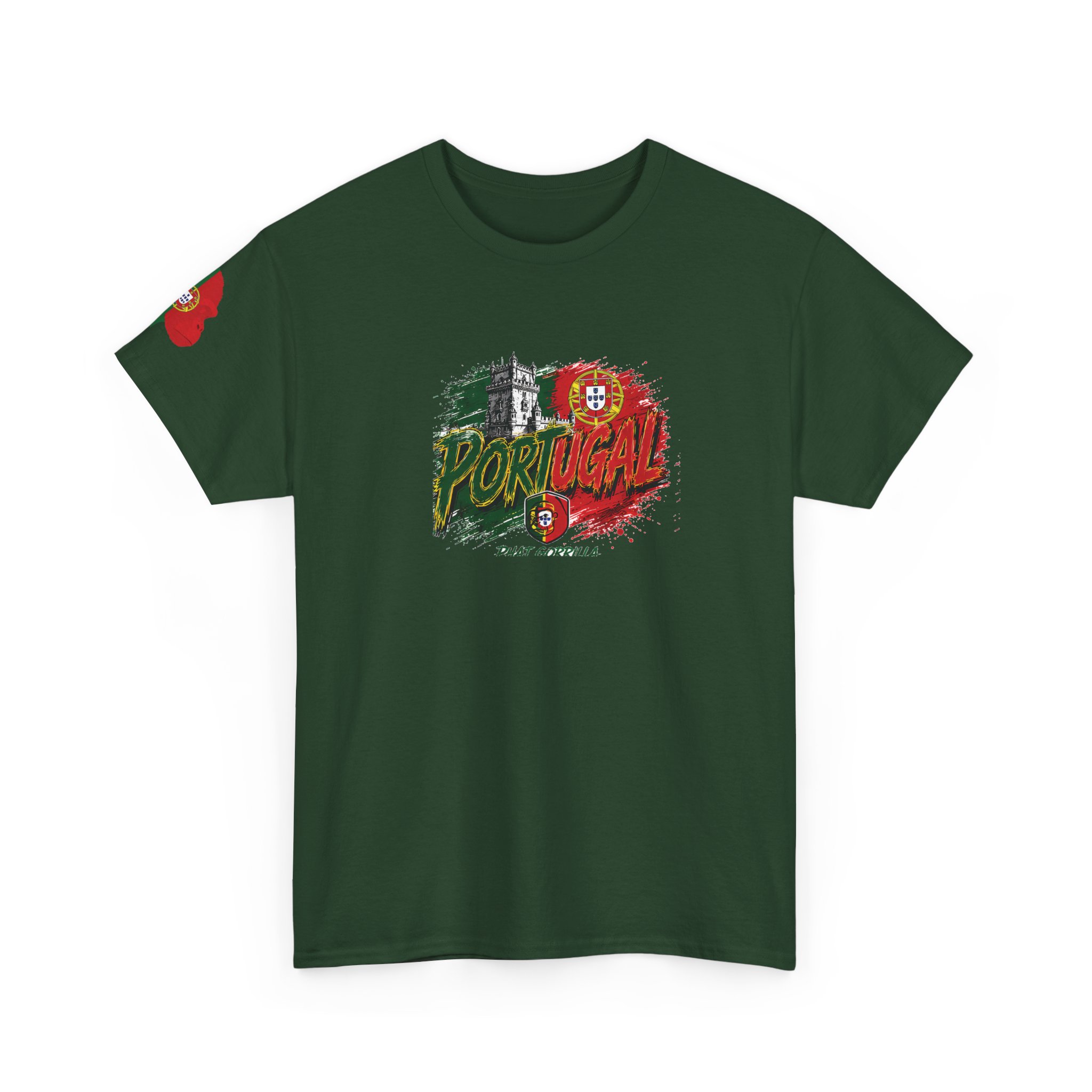 Portugal Phat Gorrilla World Cup Tee - Gildan 5000 - Image 11