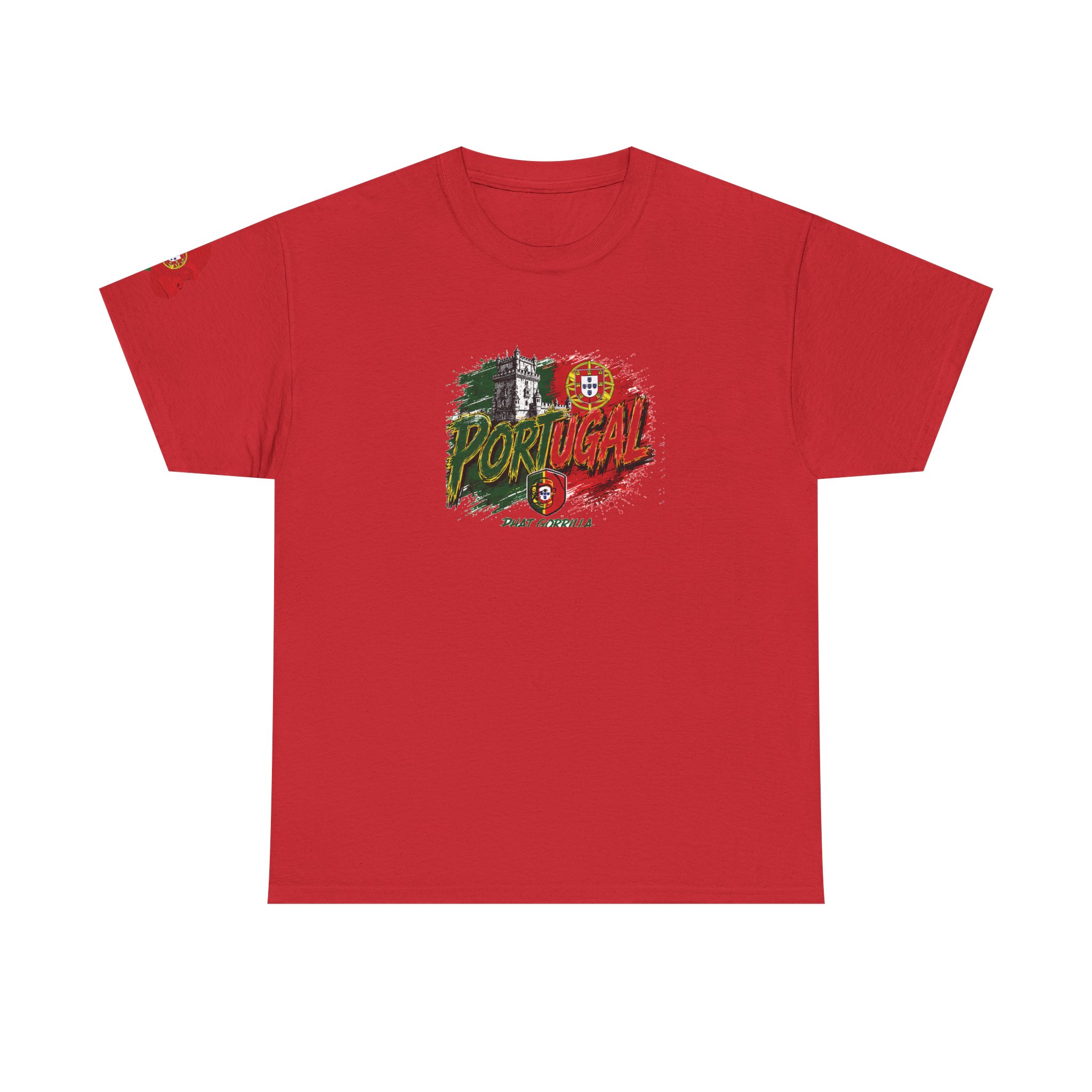 Portugal Phat Gorrilla World Cup Tee - Gildan 5000 - Image 13
