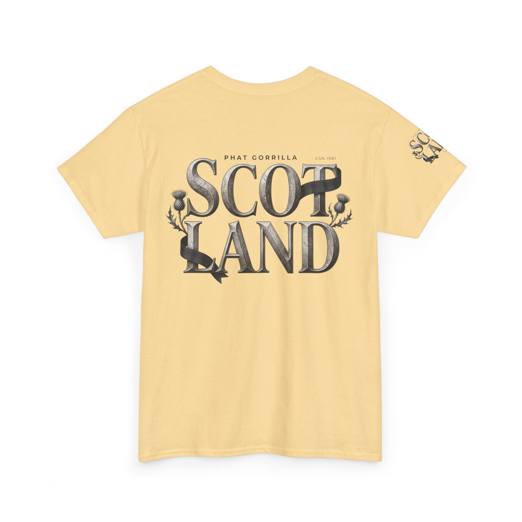 Scotland Phat Gorrilla World Cup Tee - Gildan 5000 - Image 12