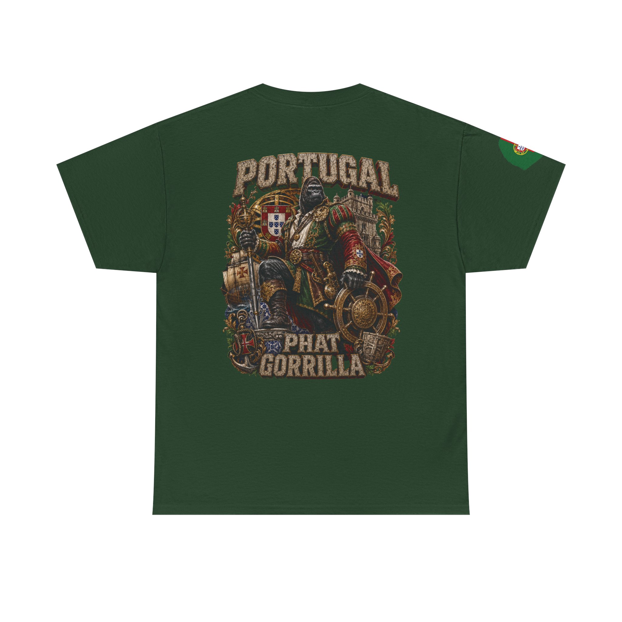 Portugal Phat Gorrilla World Cup Tee - Gildan 5000 - Image 10