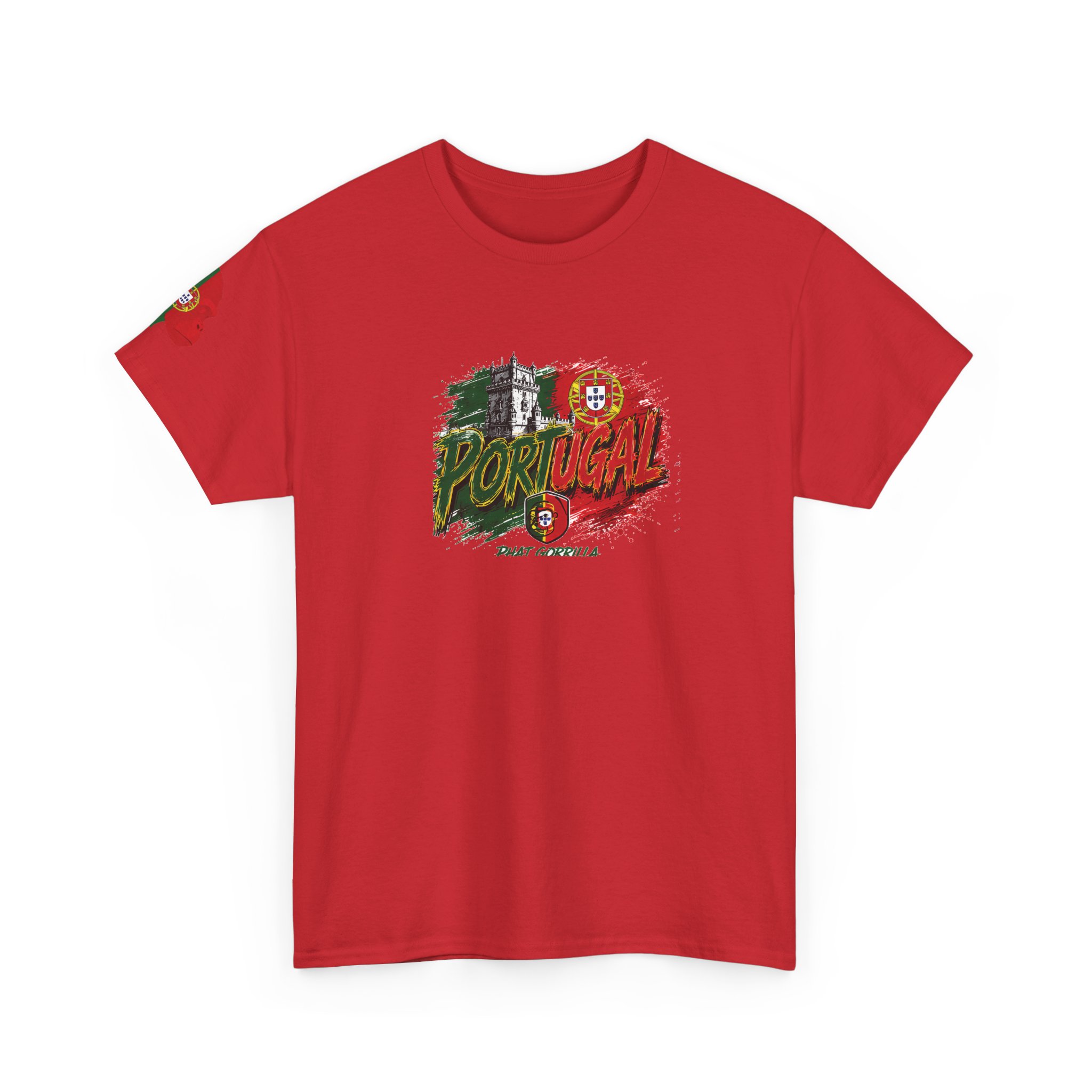 Portugal Phat Gorrilla World Cup Tee - Gildan 5000 - Image 15