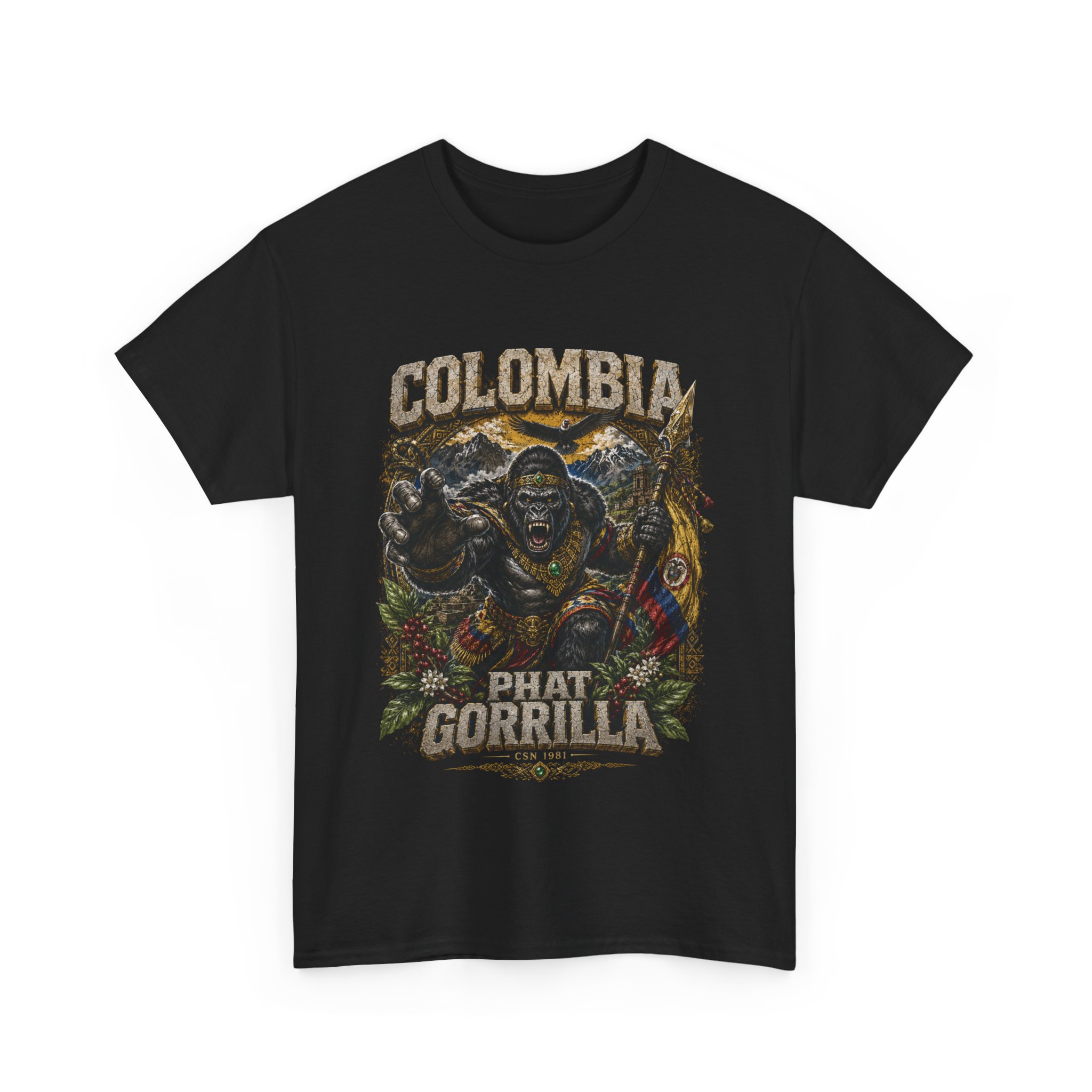 Colombia Phat Gorilla Graphic Tee - Image 7