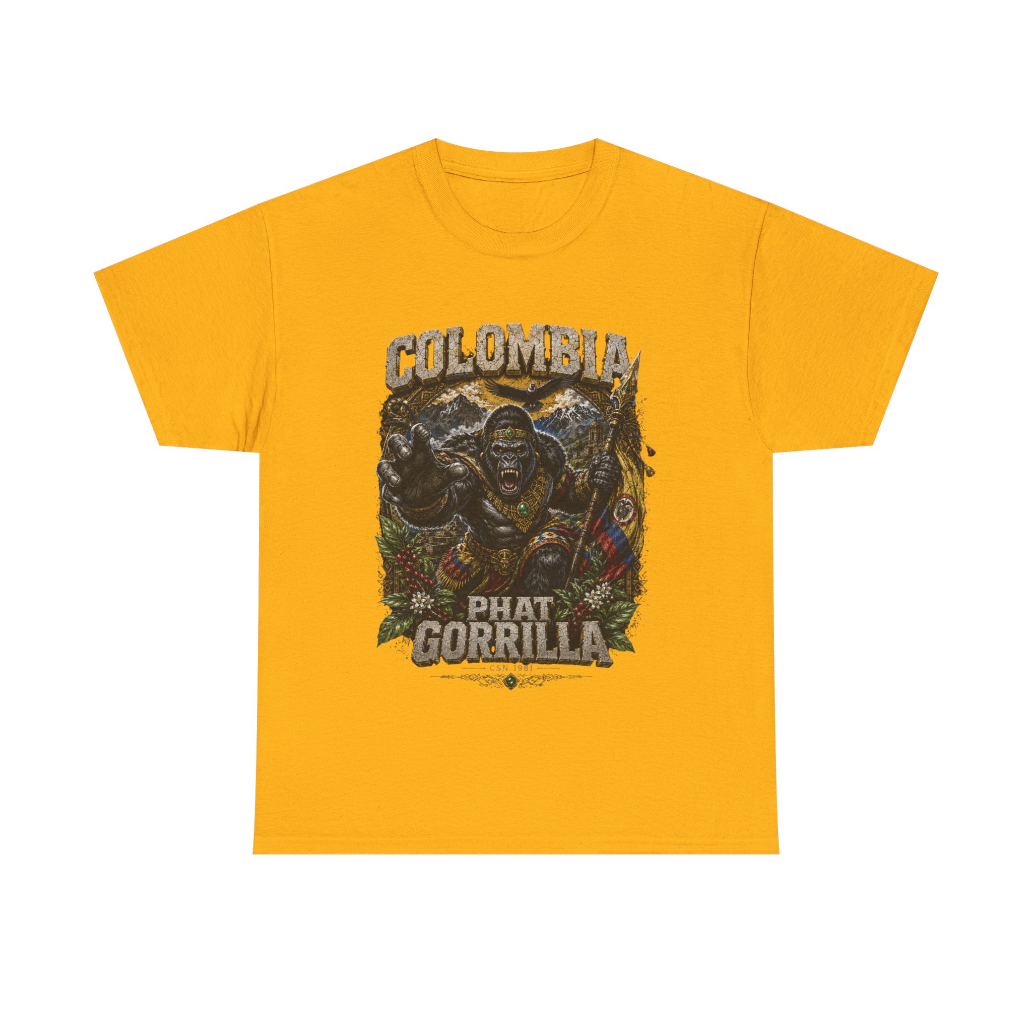 Colombia Phat Gorilla Graphic Tee - Image 11