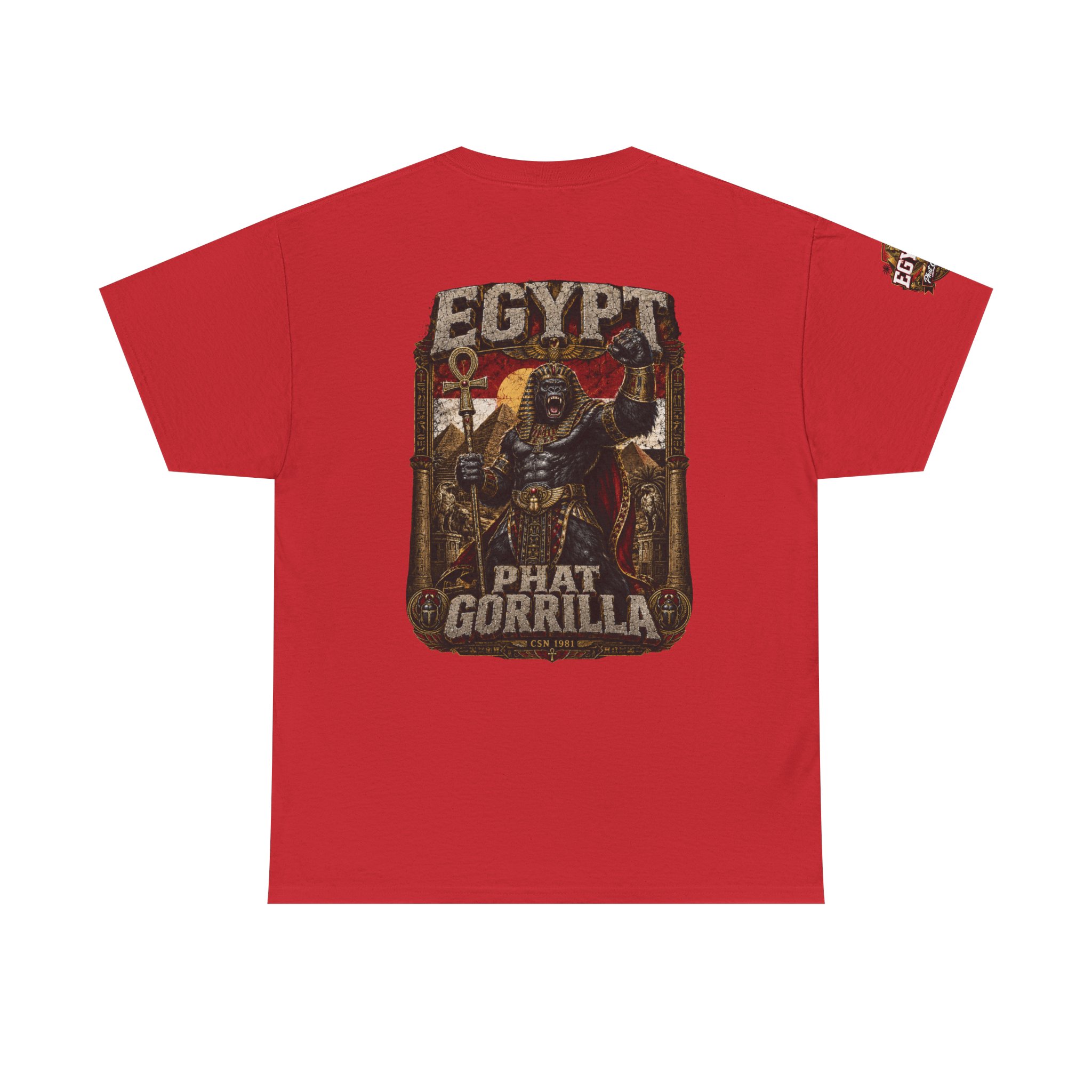 Egypt Phat Gorrilla World Cup Tee - Gildan 5000 - Image 2