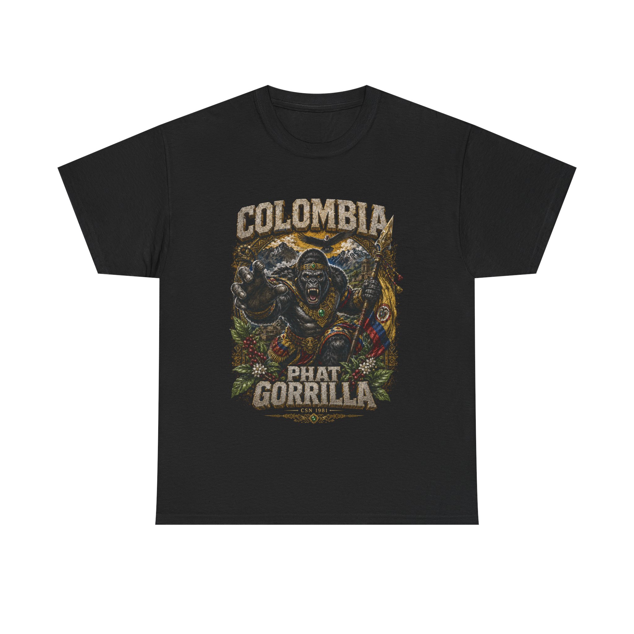 Colombia Phat Gorilla Graphic Tee - Image 5