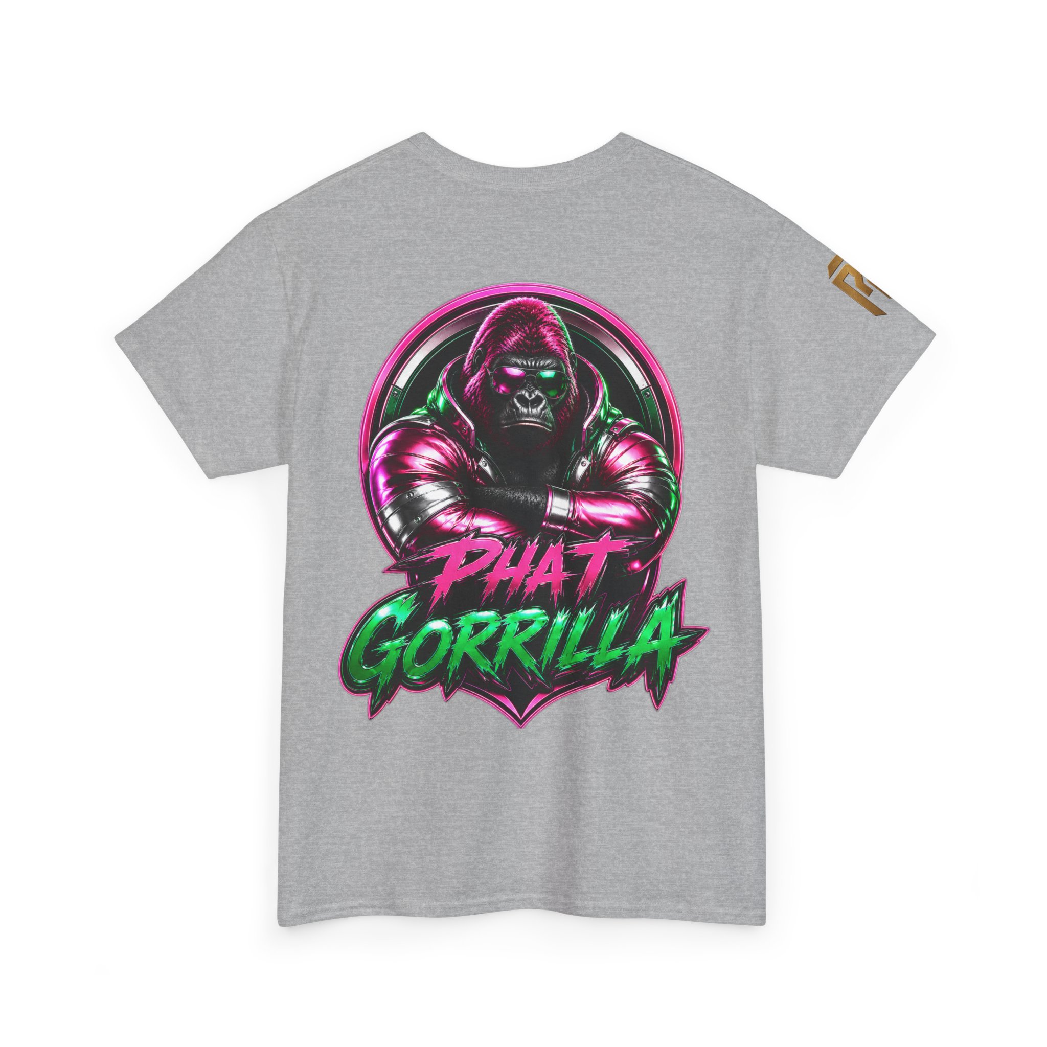 Phat Gorrilla Graphic Tee — Neon Gorilla Logo Streetwear T-Shirt - Image 16