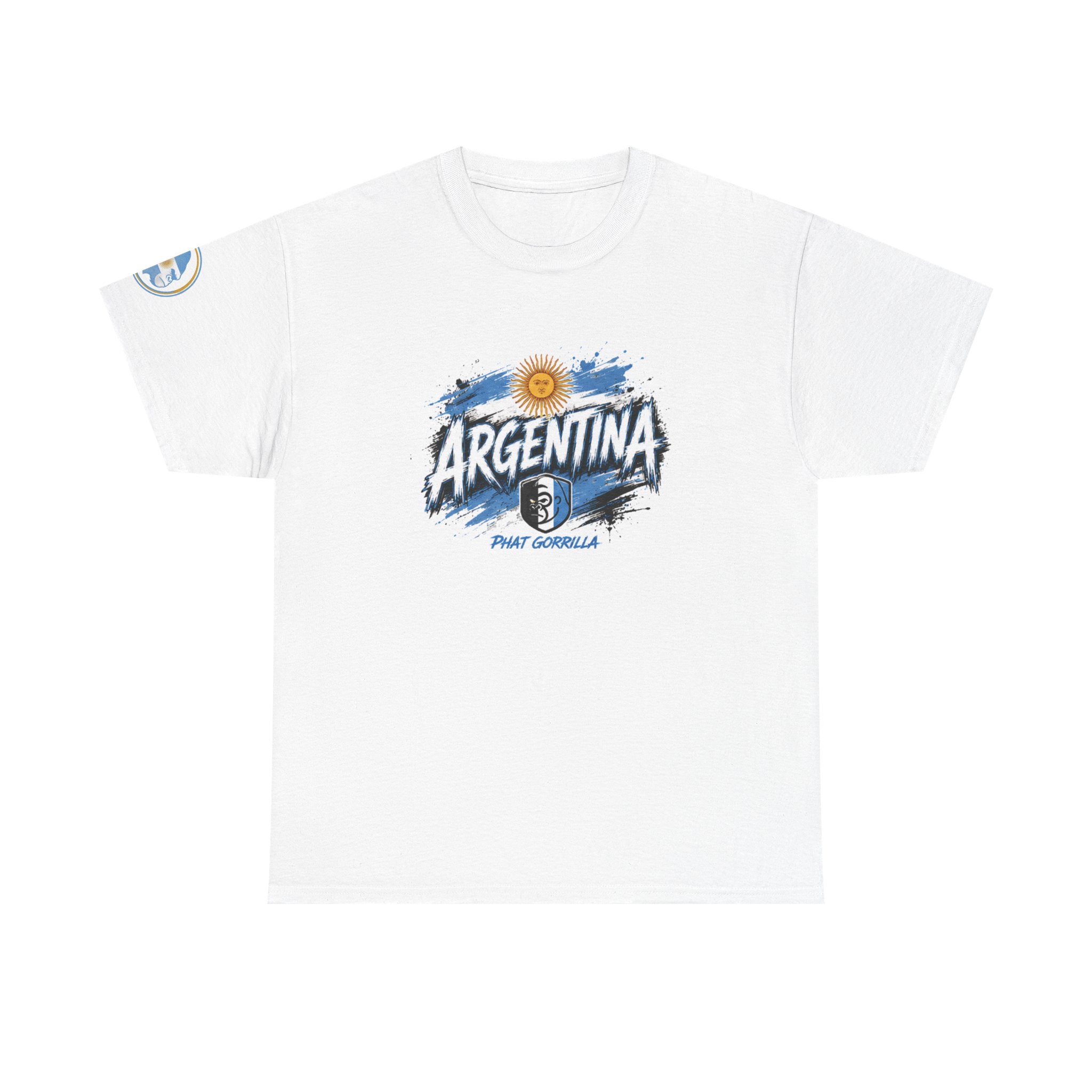 Gorilla King Tee — Green Streetwear Graphic T-Shirt with 'PHAT' Design