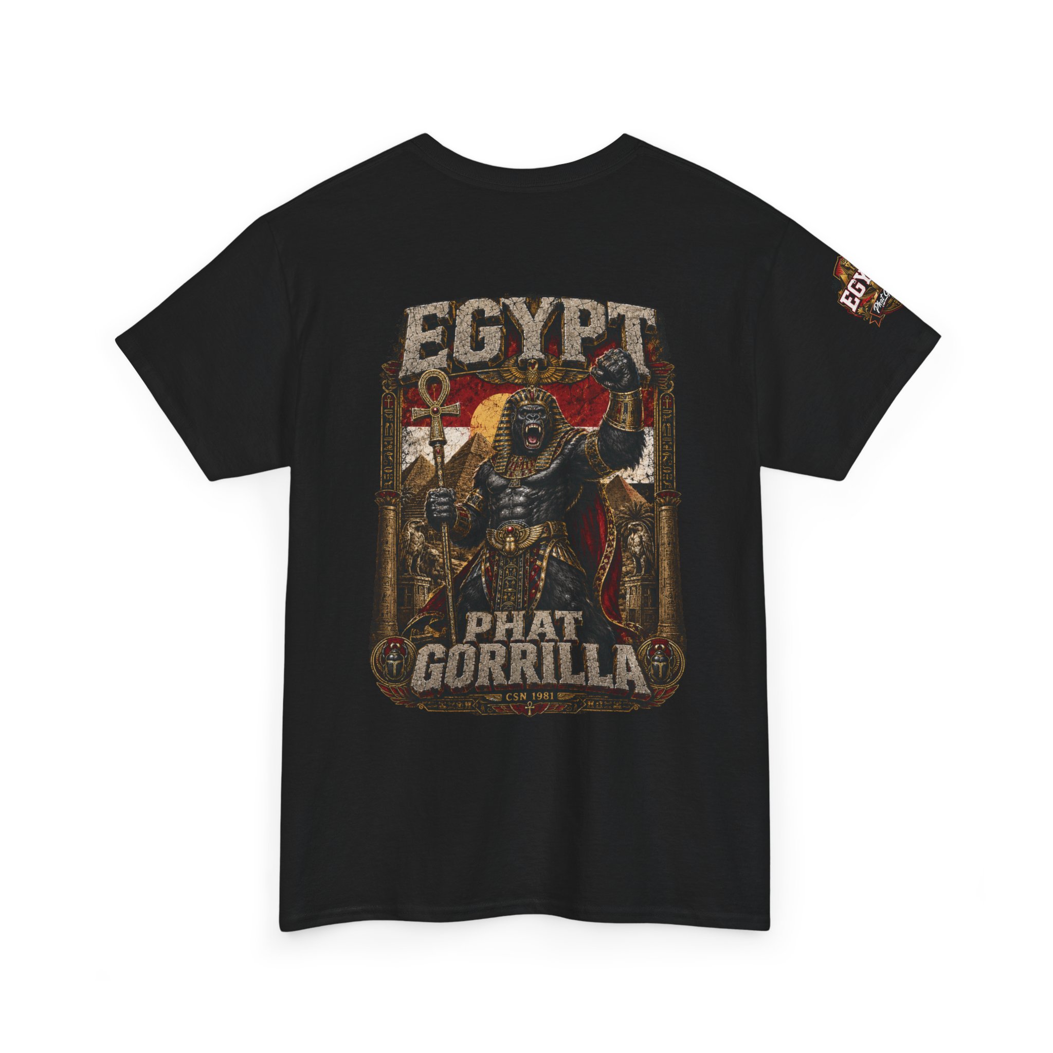 Egypt Phat Gorrilla World Cup Tee - Gildan 5000 - Image 8