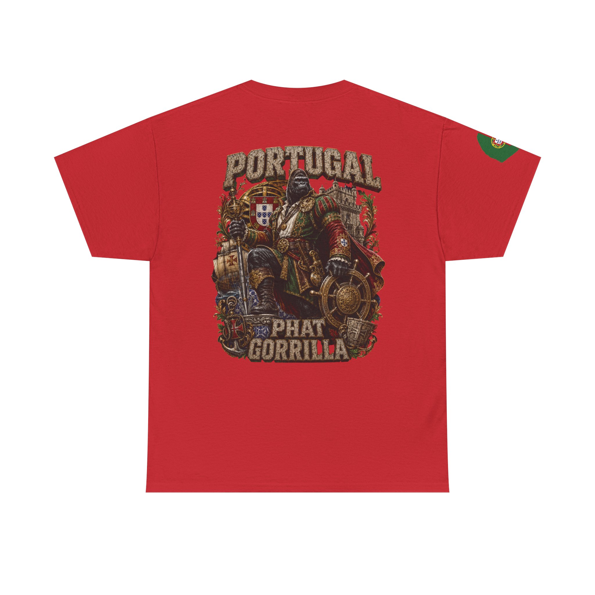 Portugal Phat Gorrilla World Cup Tee - Gildan 5000 - Image 14