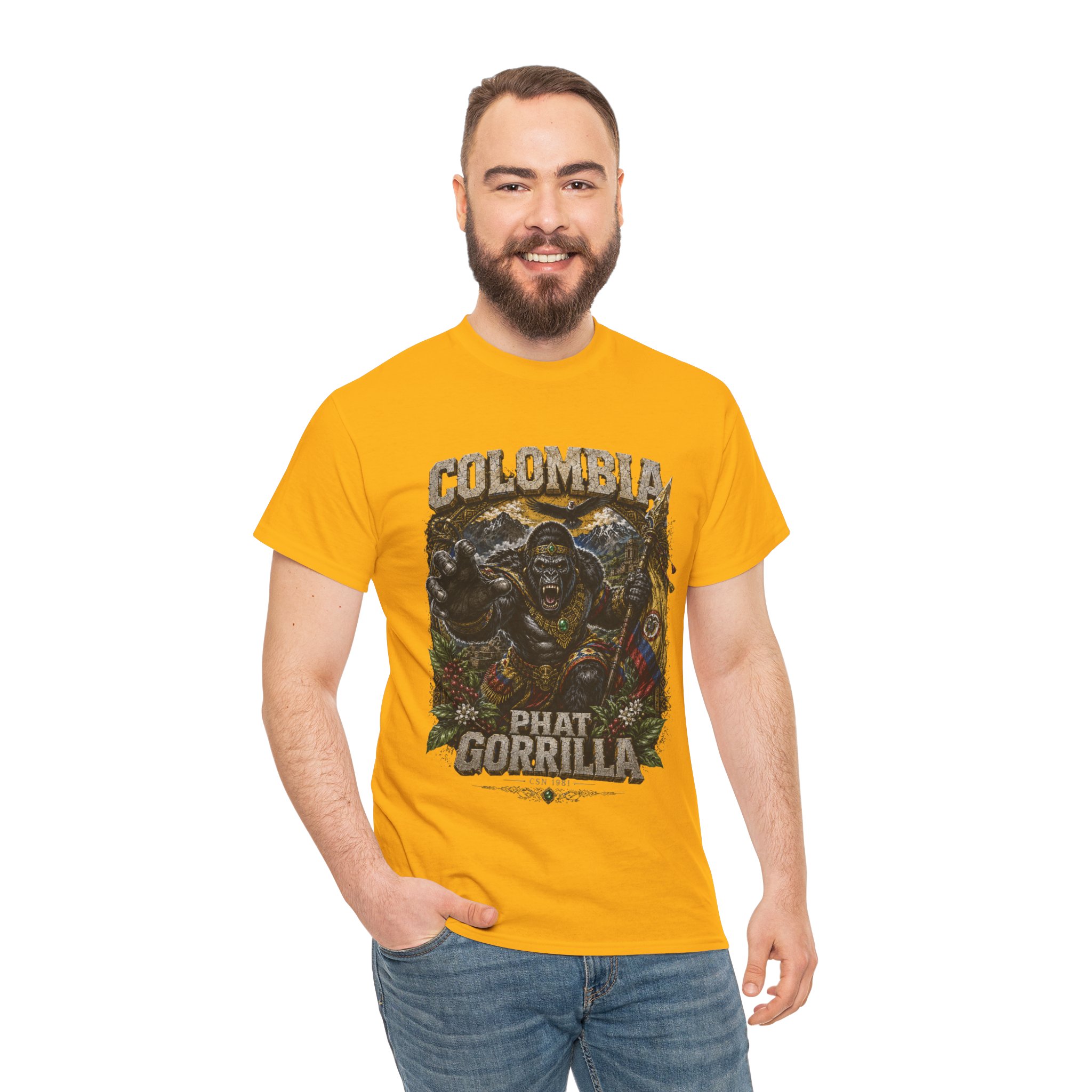 Colombia Phat Gorilla Graphic Tee - Image 15