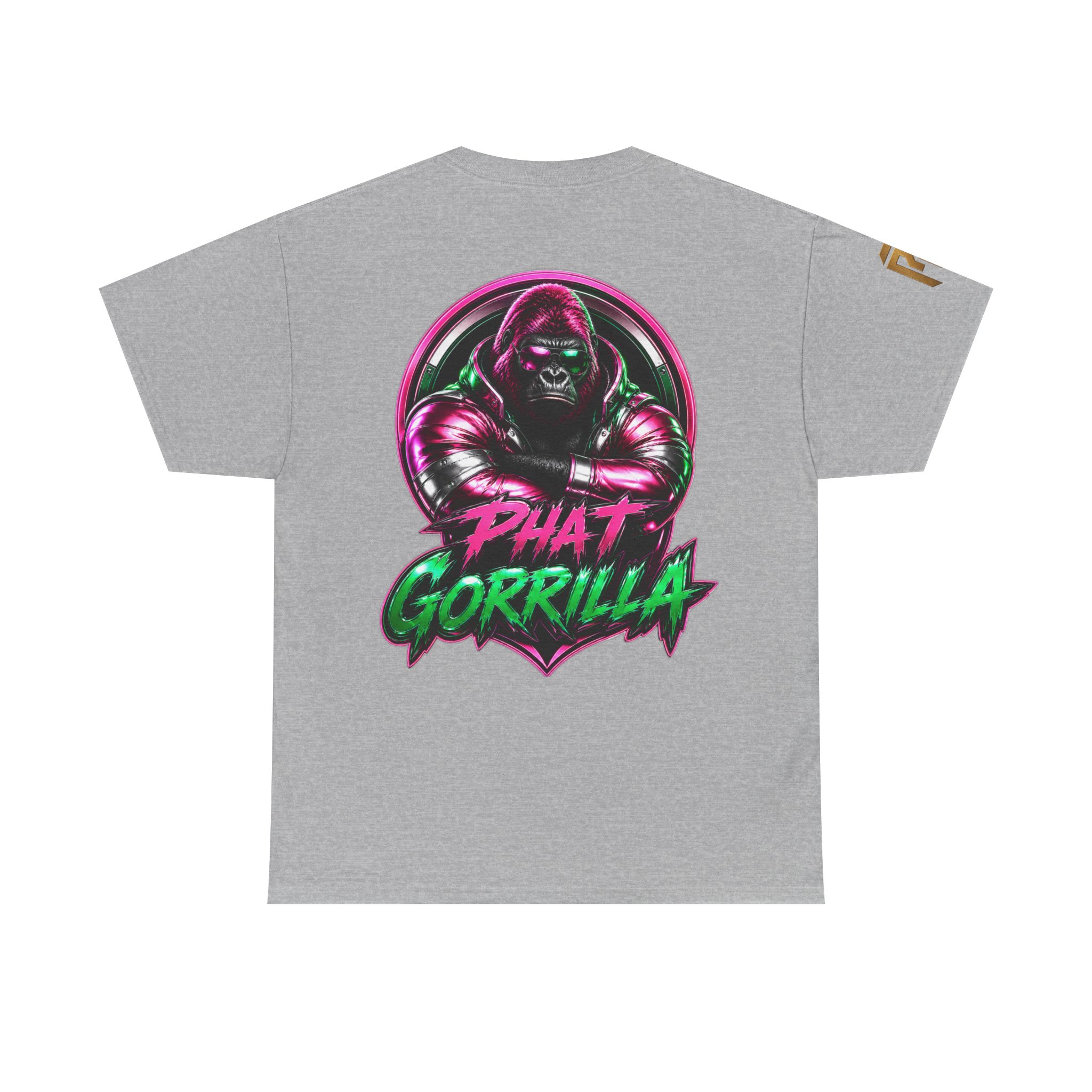 Phat Gorrilla Graphic Tee — Neon Gorilla Logo Streetwear T-Shirt - Image 14
