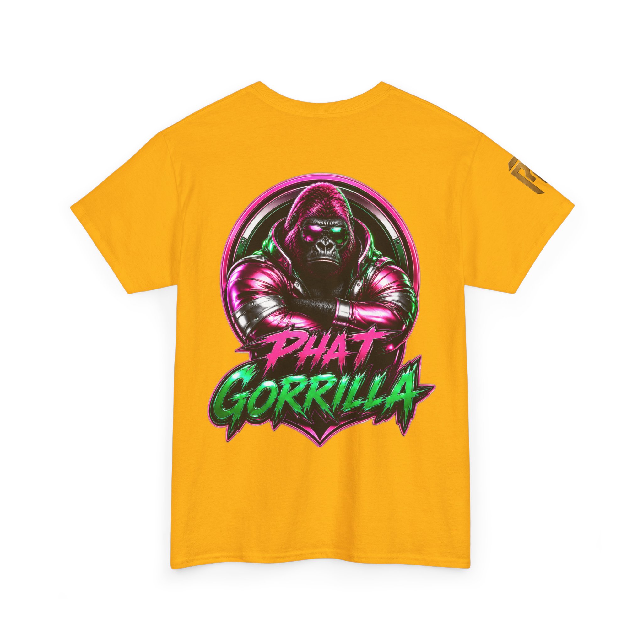 Phat Gorrilla Graphic Tee — Neon Gorilla Logo Streetwear T-Shirt - Image 20