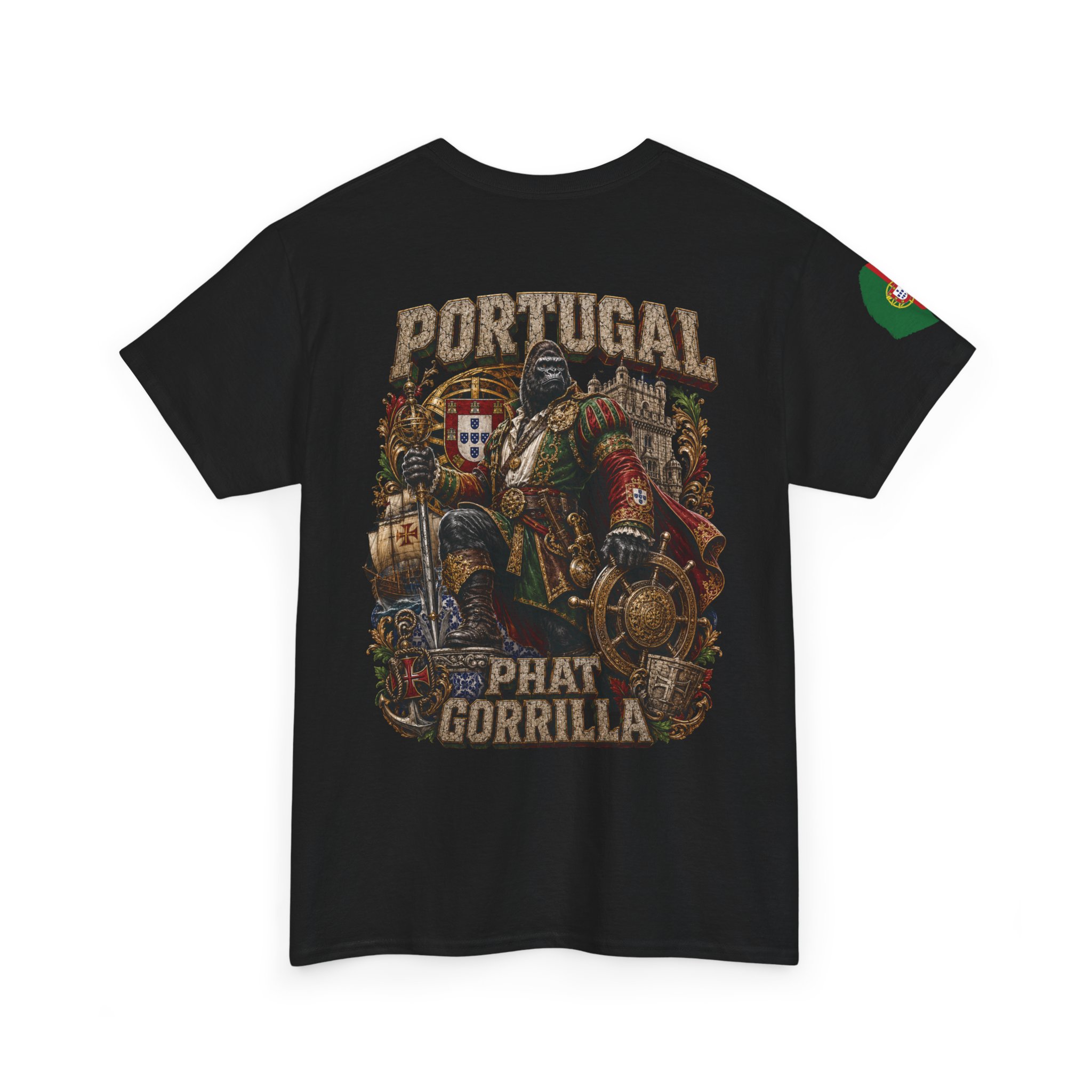 Portugal Phat Gorrilla World Cup Tee - Gildan 5000 - Image 8