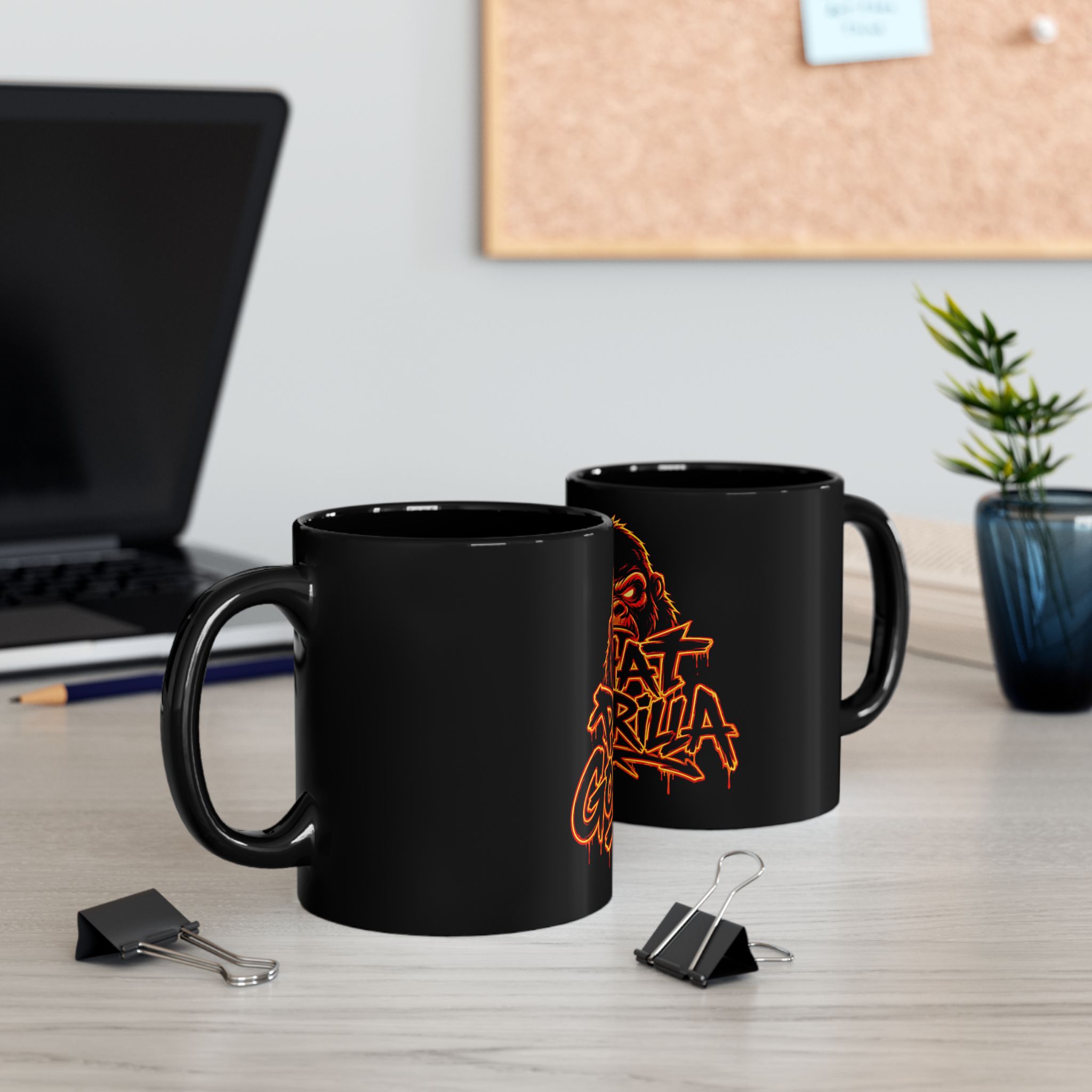 Phat Gorrilla Elite Black Coffee Mug - Image 7