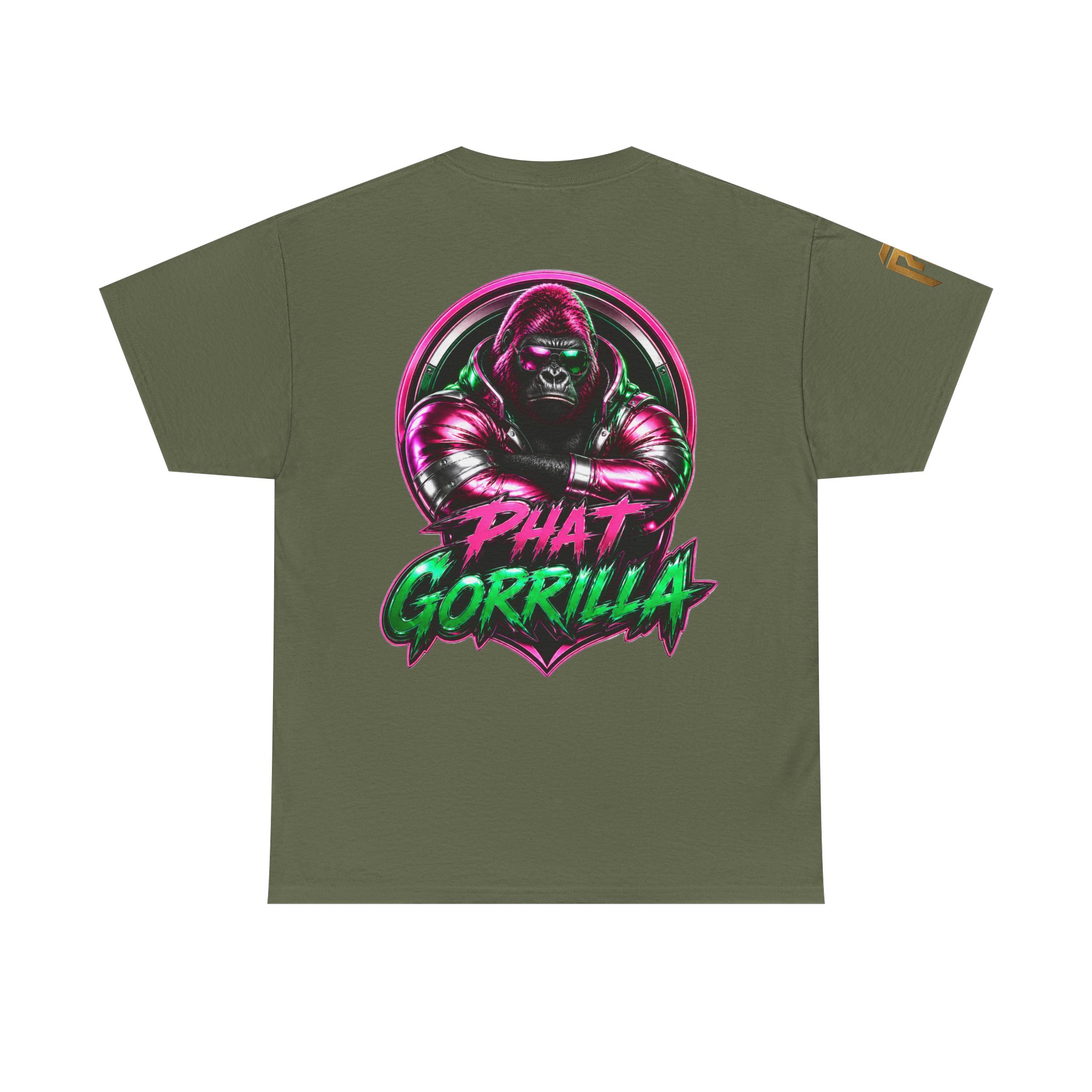 Phat Gorrilla Graphic Tee — Neon Gorilla Logo Streetwear T-Shirt - Image 26