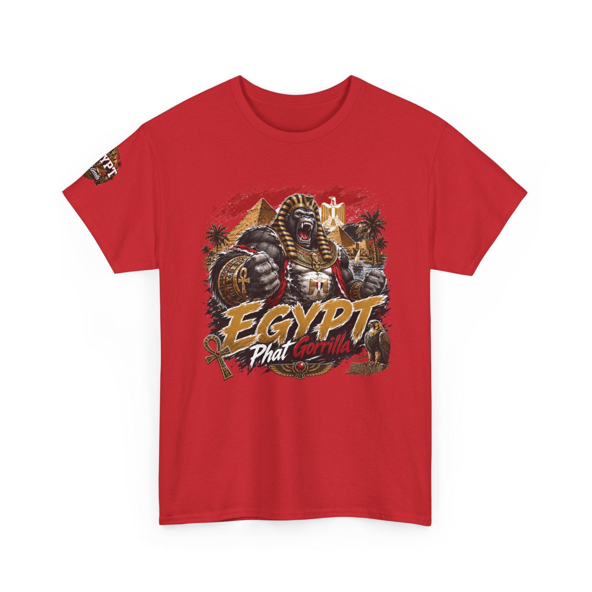 Egypt Phat Gorrilla World Cup Tee - Gildan 5000 - Image 3