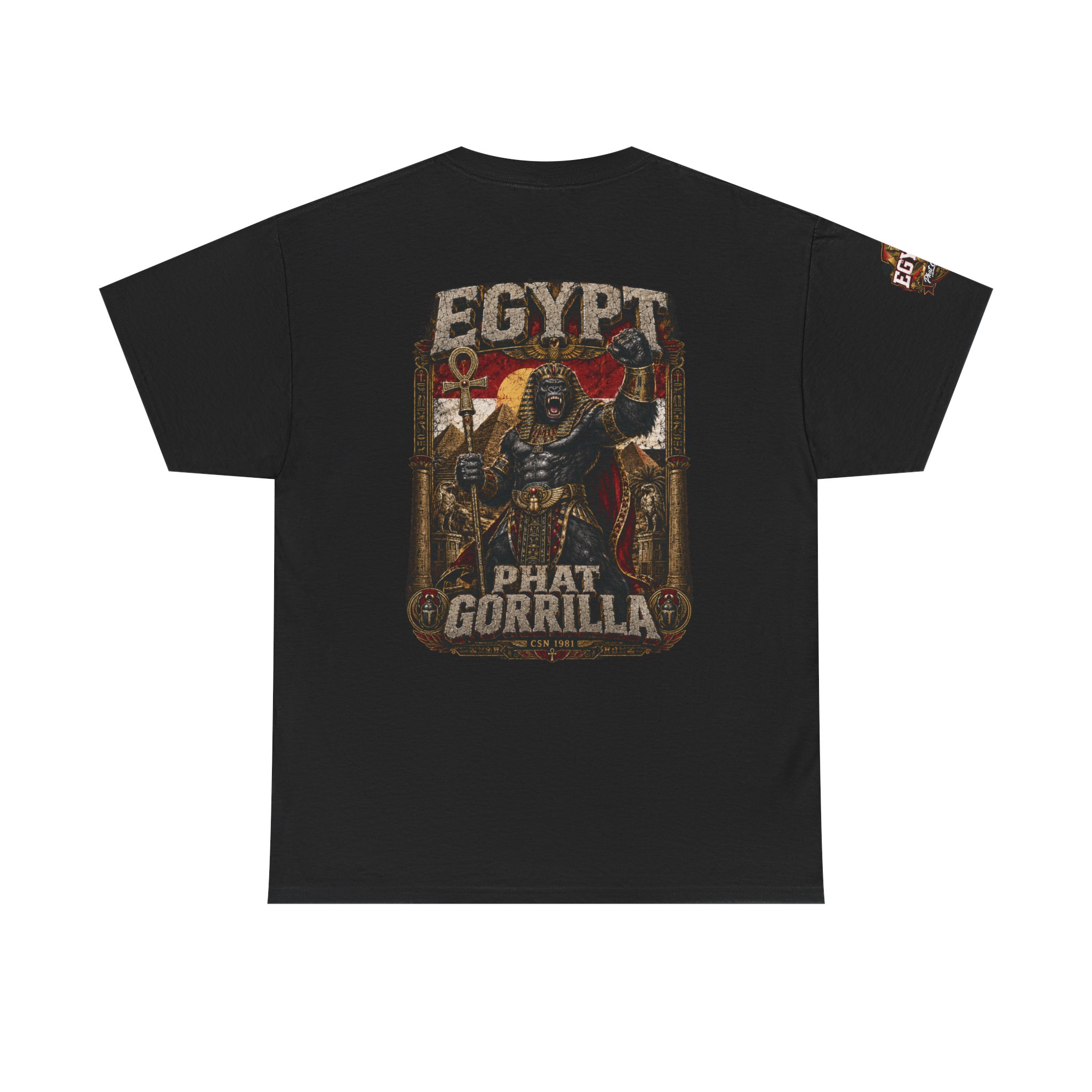 Egypt Phat Gorrilla World Cup Tee - Gildan 5000 - Image 6
