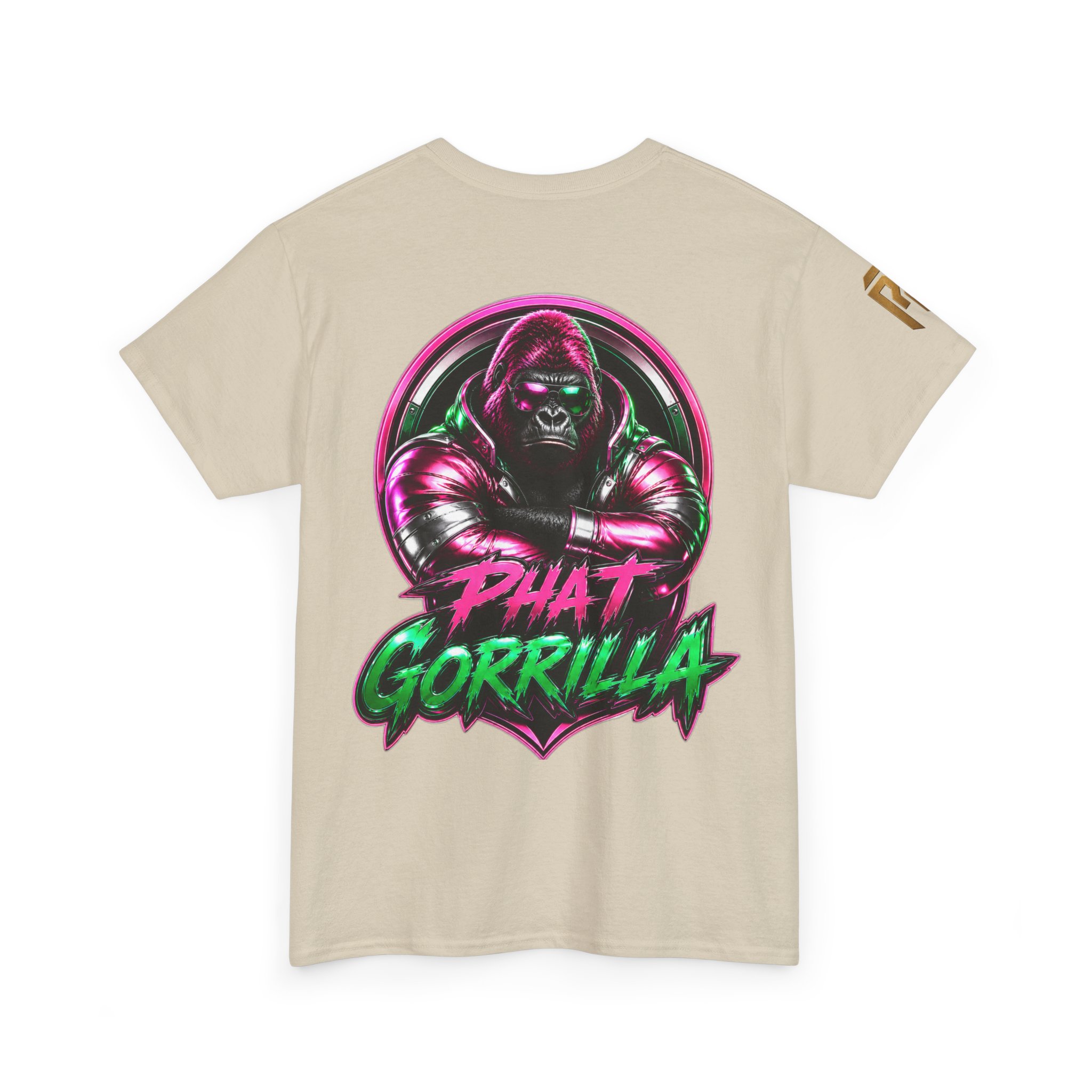 Phat Gorrilla Graphic Tee — Neon Gorilla Logo Streetwear T-Shirt - Image 8