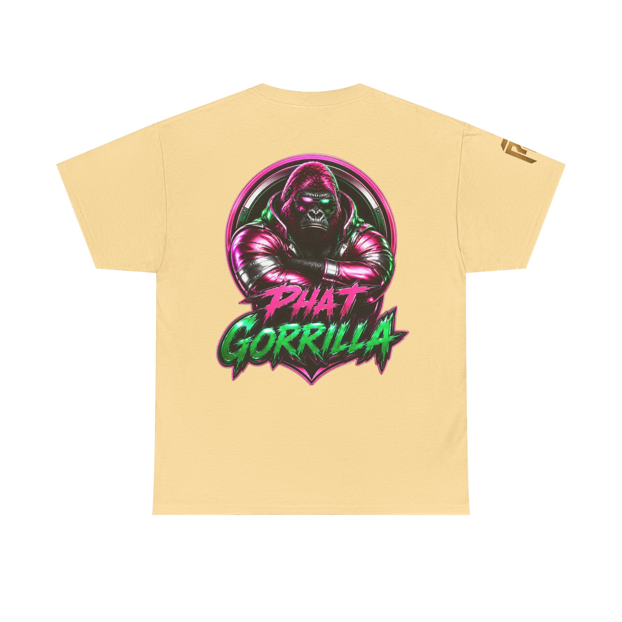 Phat Gorrilla Graphic Tee — Neon Gorilla Logo Streetwear T-Shirt - Image 10
