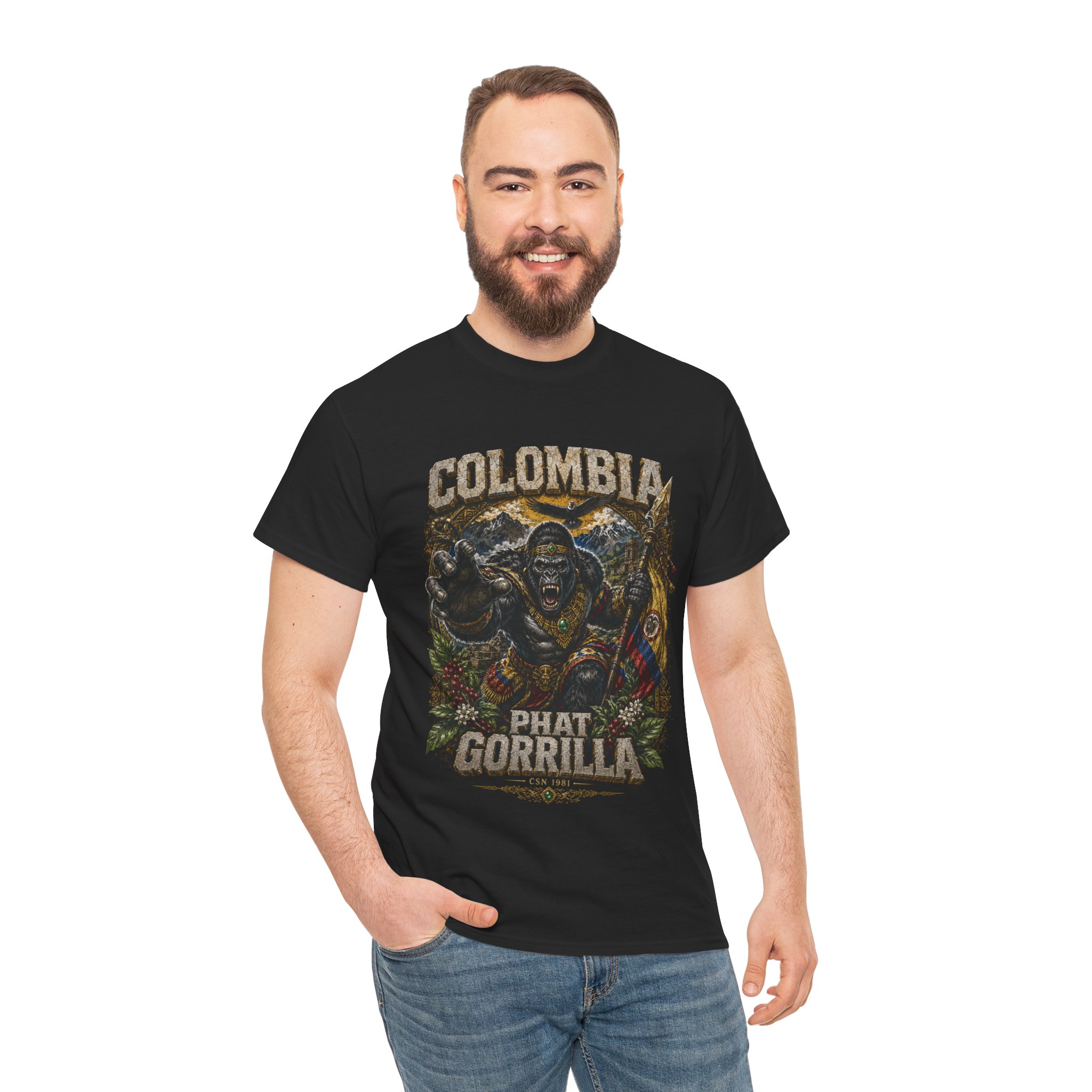 Colombia Phat Gorilla Graphic Tee - Image 9