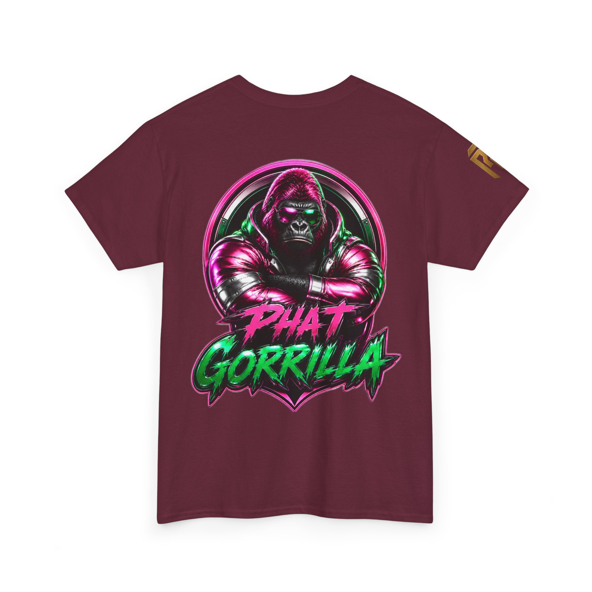 Phat Gorrilla Graphic Tee — Neon Gorilla Logo Streetwear T-Shirt - Image 24