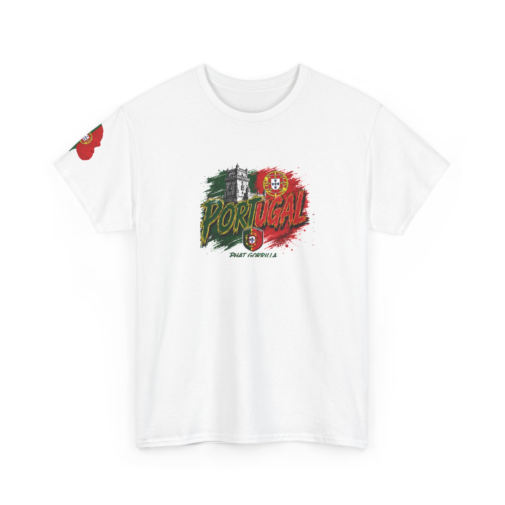 Portugal Phat Gorrilla World Cup Tee - Gildan 5000 - Image 3