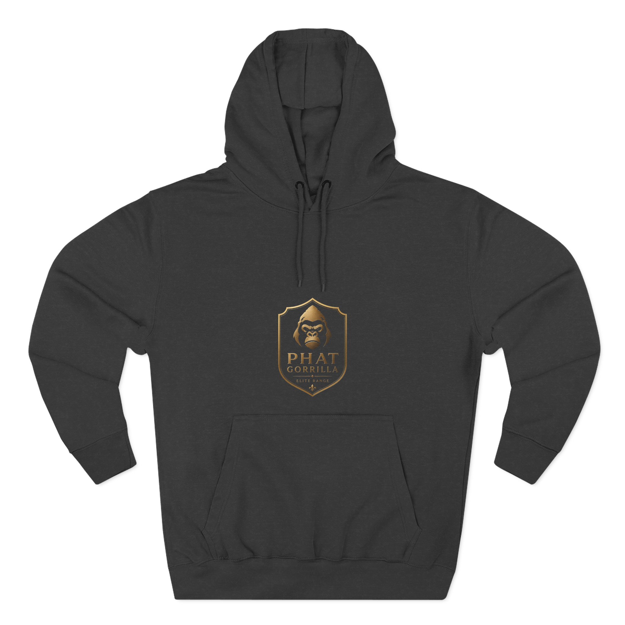 Phat Gorrilla Elite Black Shield Hoodie