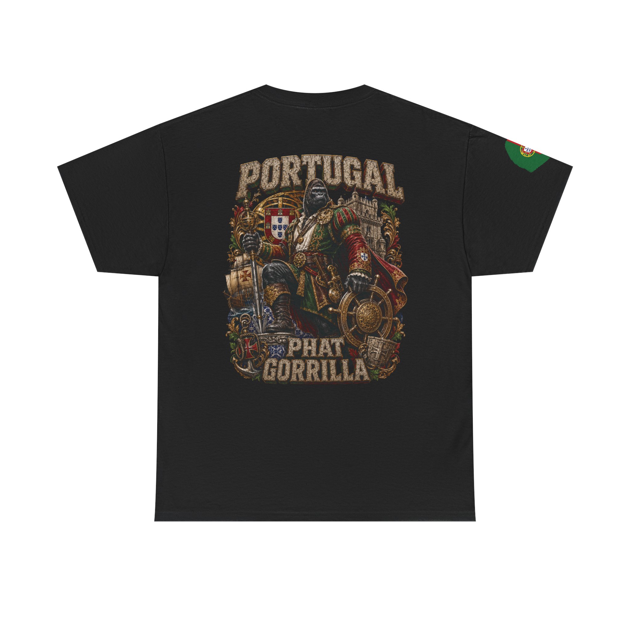 Portugal Phat Gorrilla World Cup Tee - Gildan 5000 - Image 6