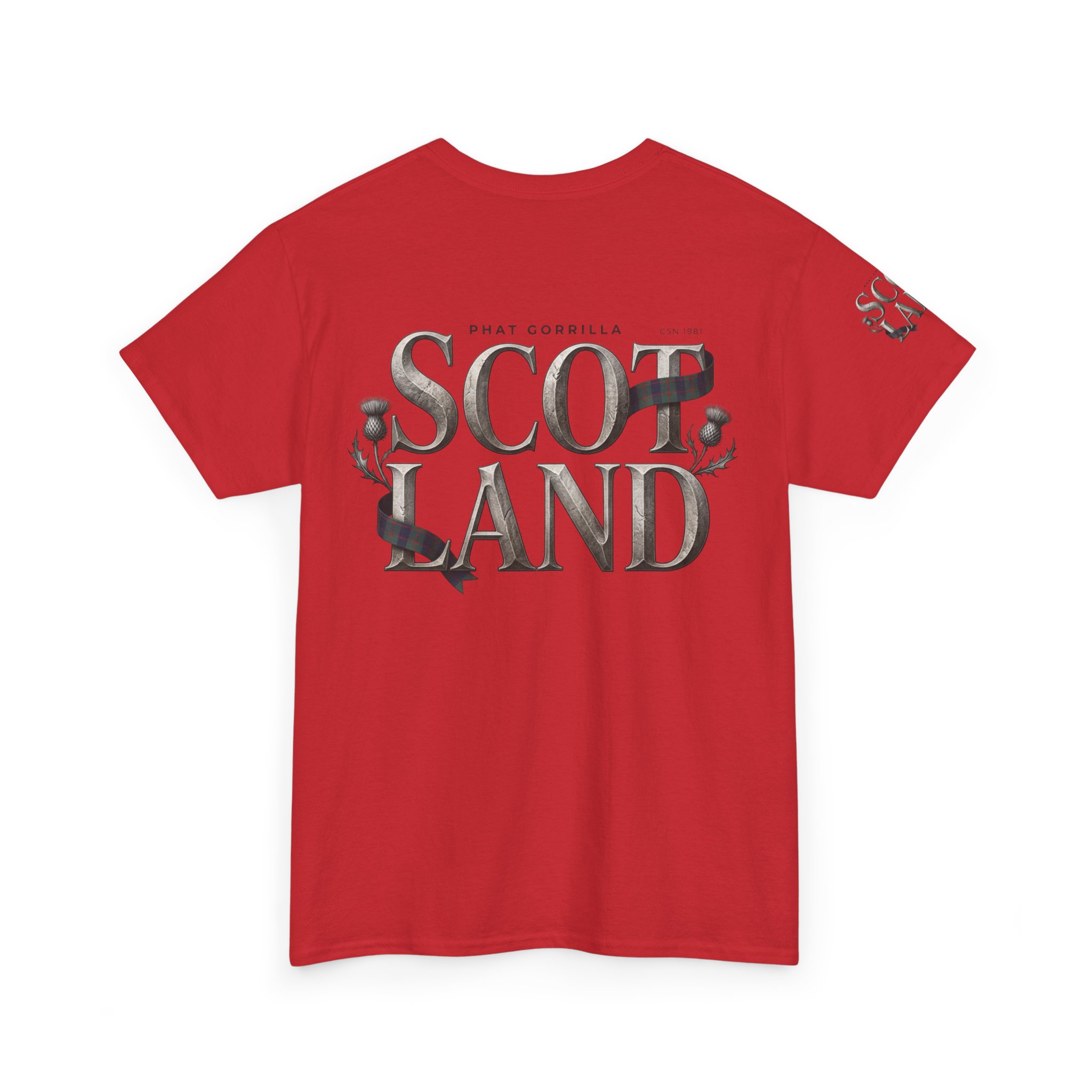 Scotland Phat Gorrilla World Cup Tee - Gildan 5000 - Image 28