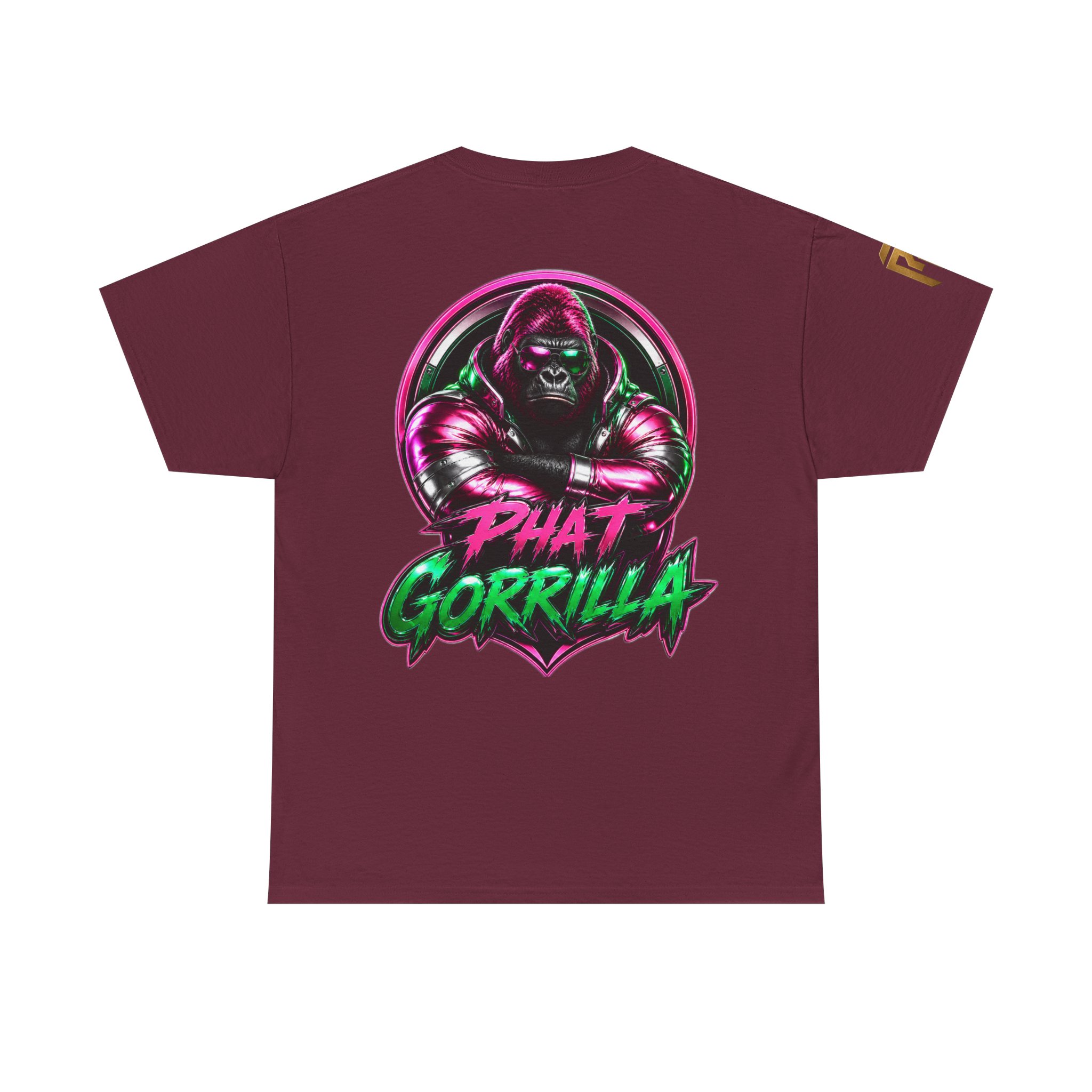 Phat Gorrilla Graphic Tee — Neon Gorilla Logo Streetwear T-Shirt - Image 22