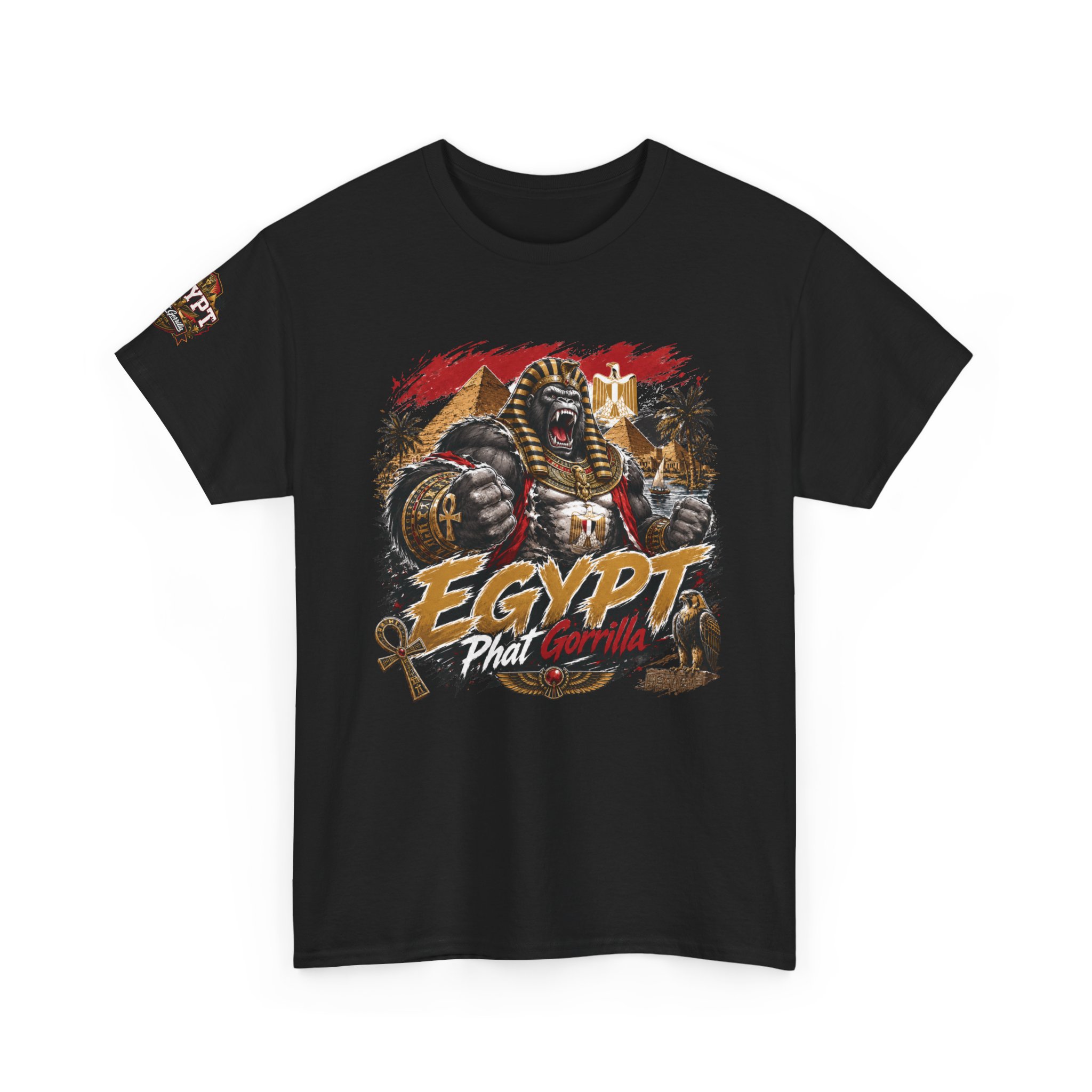 Egypt Phat Gorrilla World Cup Tee - Gildan 5000 - Image 7