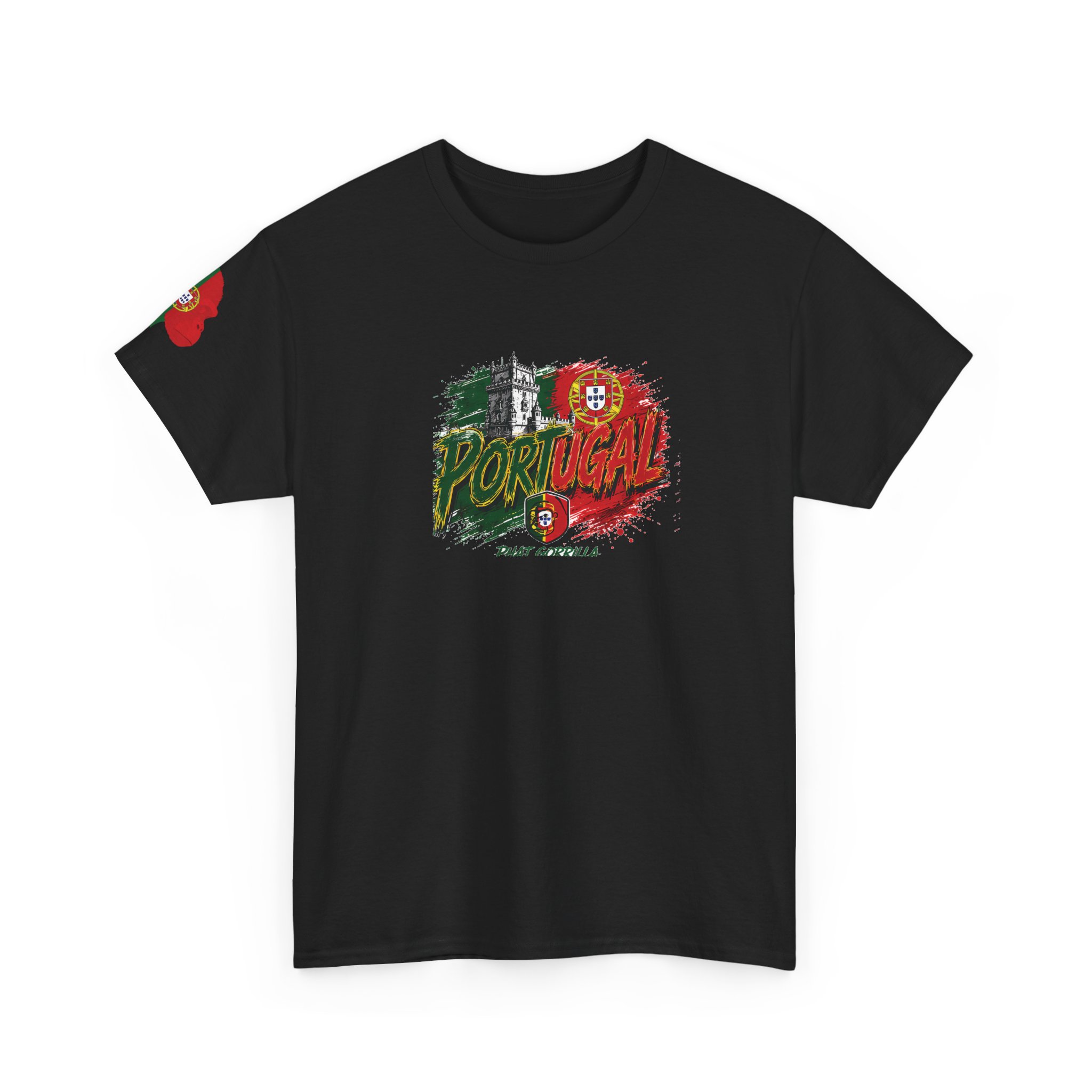 Portugal Phat Gorrilla World Cup Tee - Gildan 5000 - Image 7