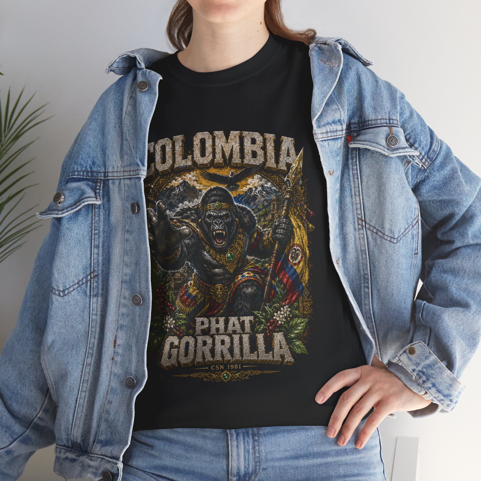 Colombia Phat Gorilla Graphic Tee - Image 10