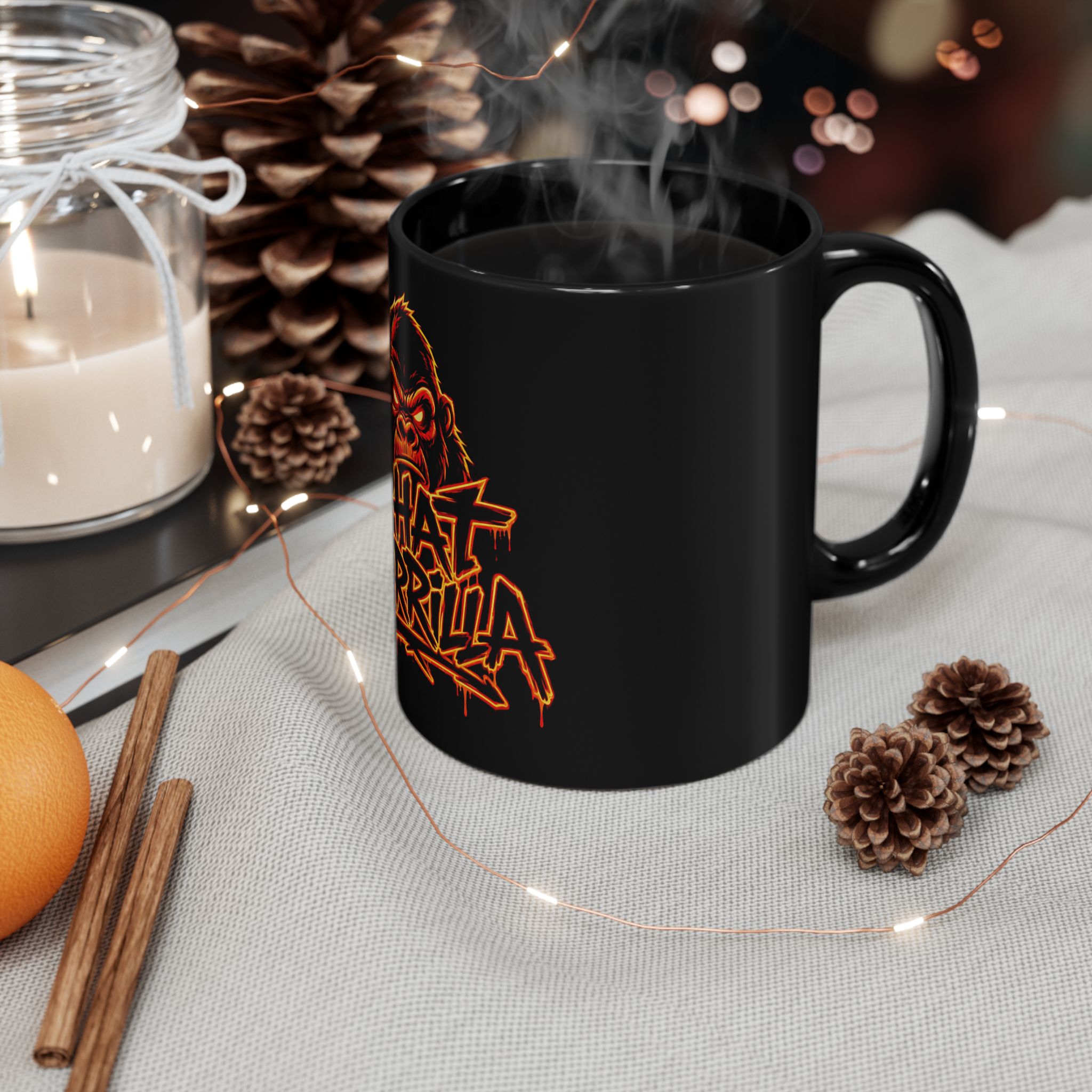 Phat Gorrilla Elite Black Coffee Mug - Image 6
