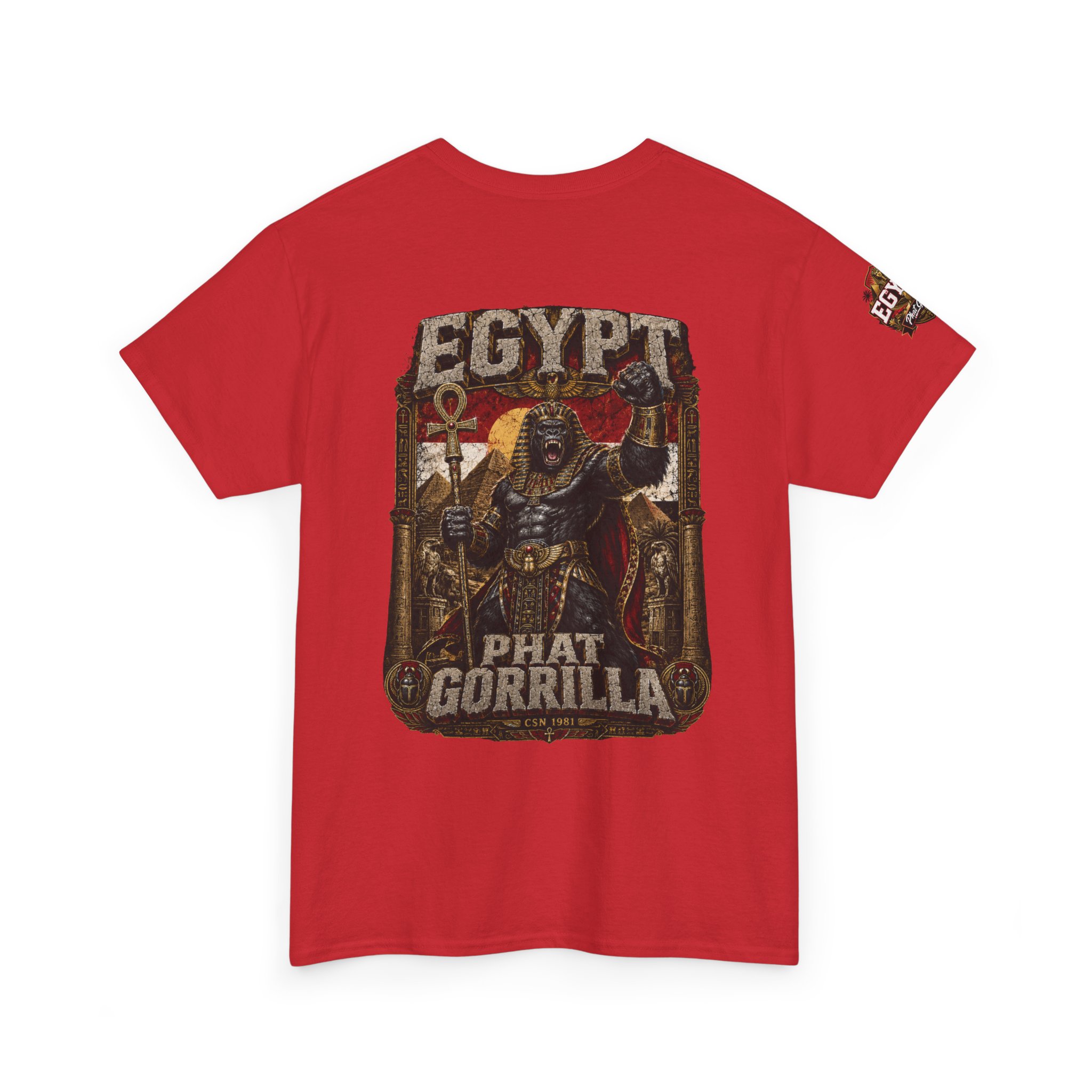 Egypt Phat Gorrilla World Cup Tee - Gildan 5000 - Image 4