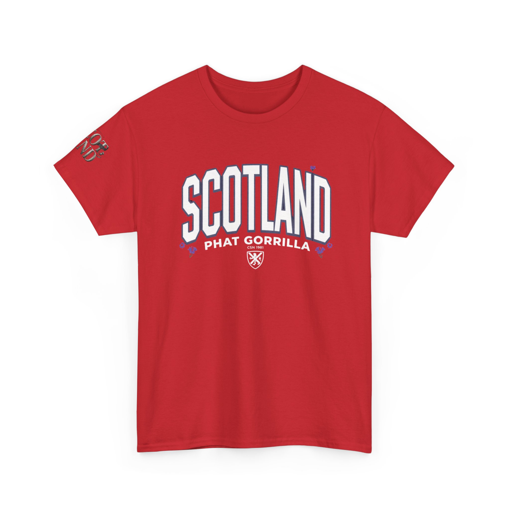 Scotland Phat Gorrilla World Cup Tee - Gildan 5000 - Image 27