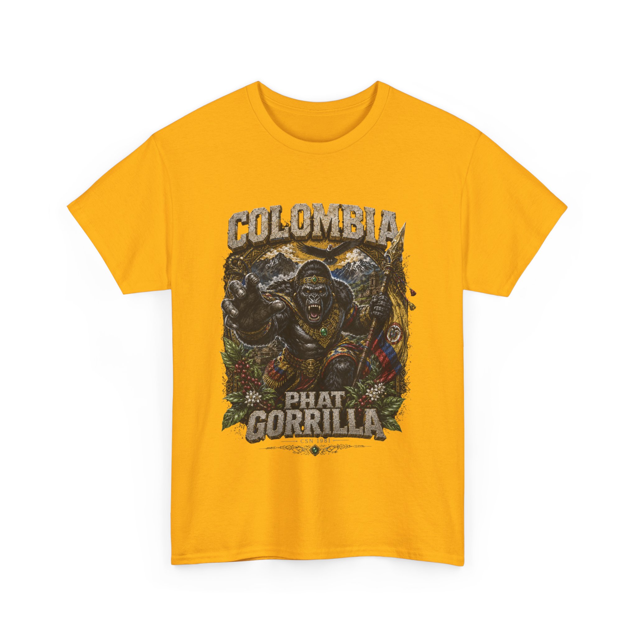 Colombia Phat Gorilla Graphic Tee - Image 13