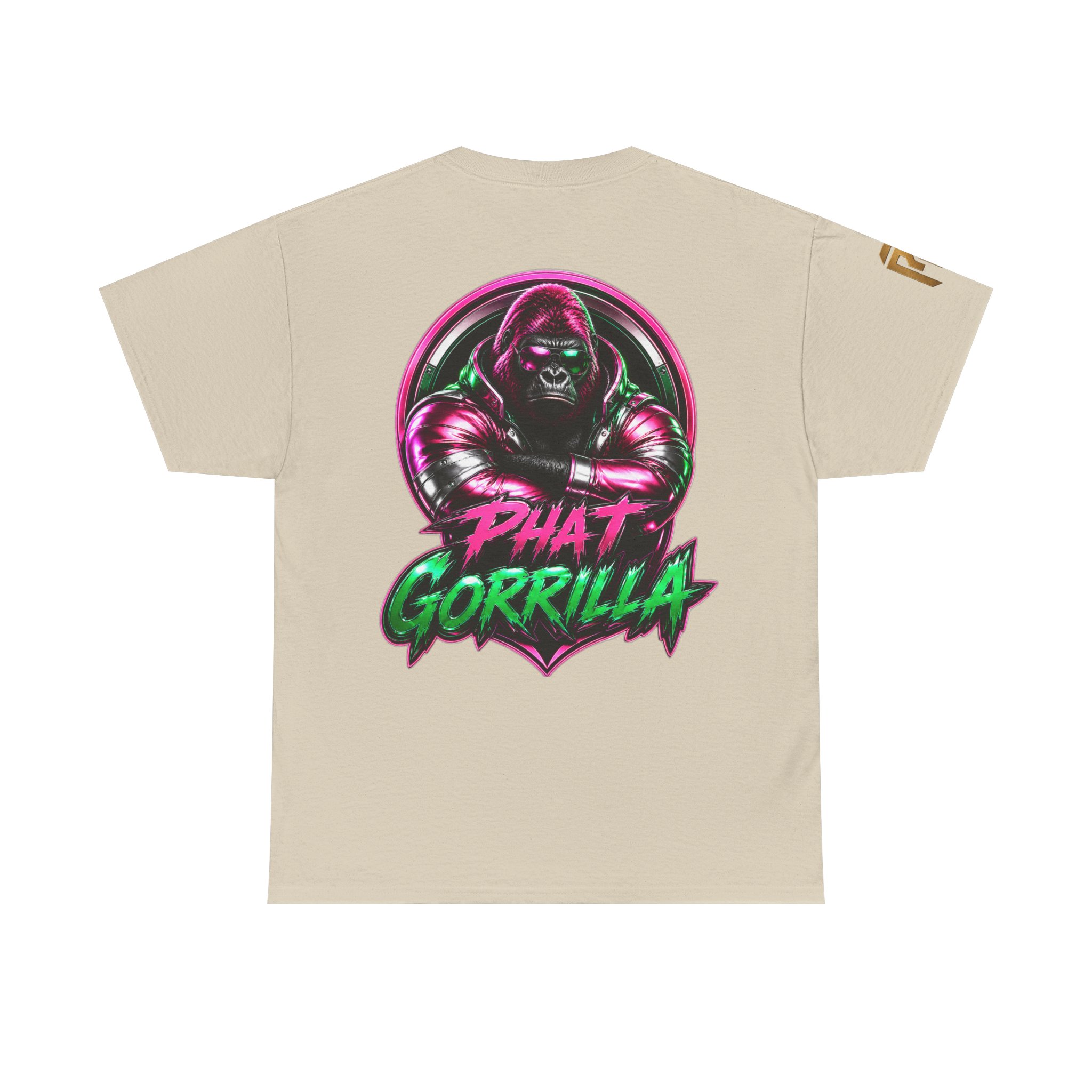 Phat Gorrilla Graphic Tee — Neon Gorilla Logo Streetwear T-Shirt - Image 6