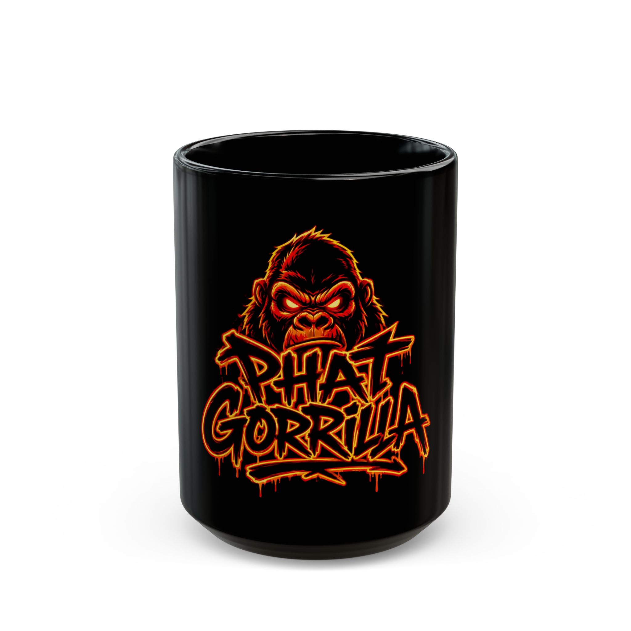 Phat Gorrilla Elite Black Coffee Mug - Image 9