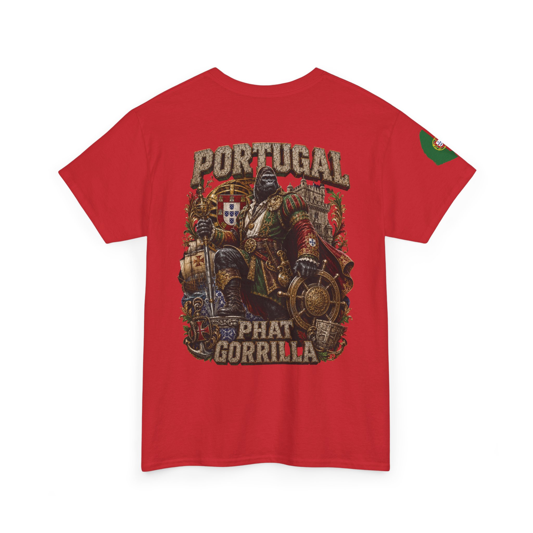Portugal Phat Gorrilla World Cup Tee - Gildan 5000 - Image 16