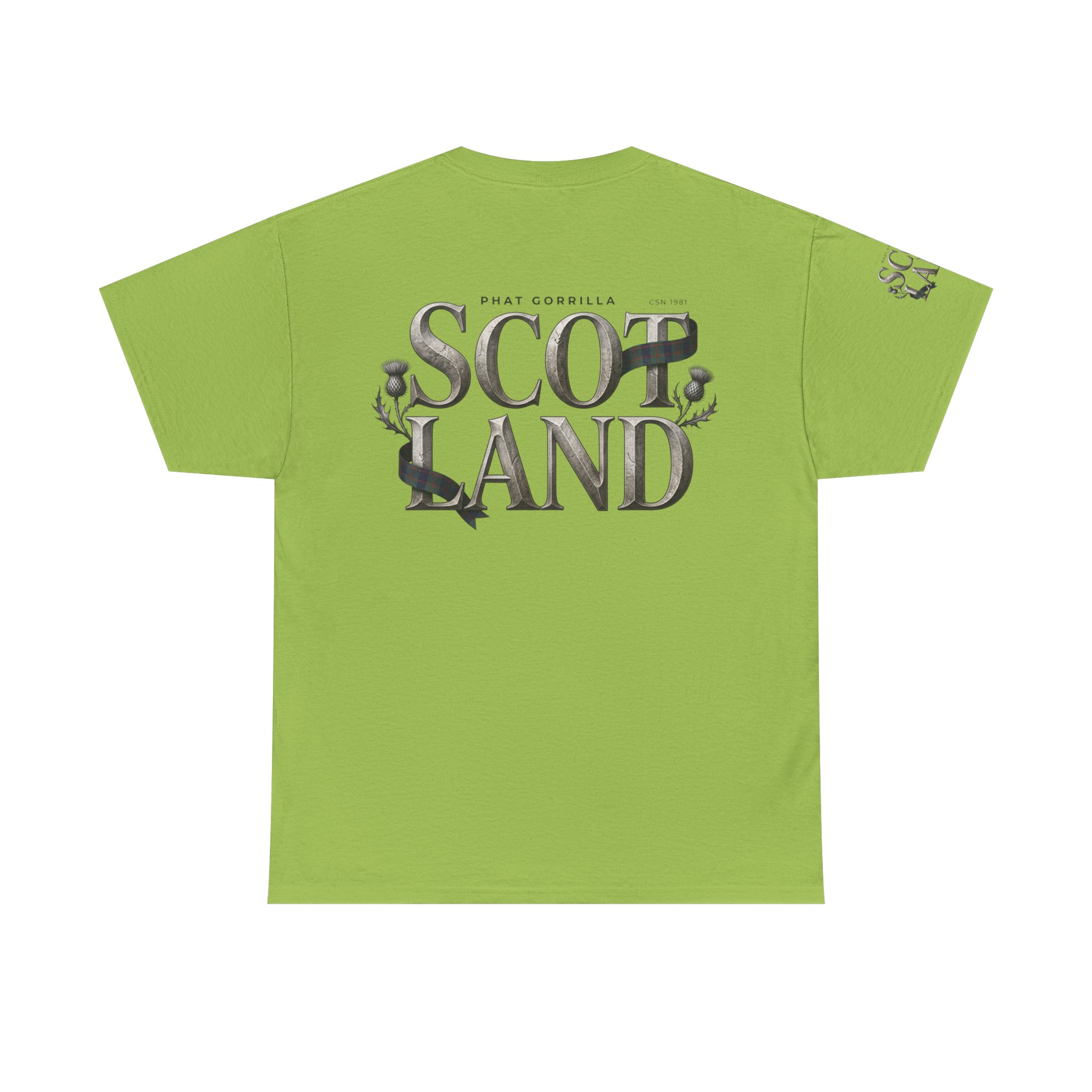 Scotland Phat Gorrilla World Cup Tee - Gildan 5000 - Image 14