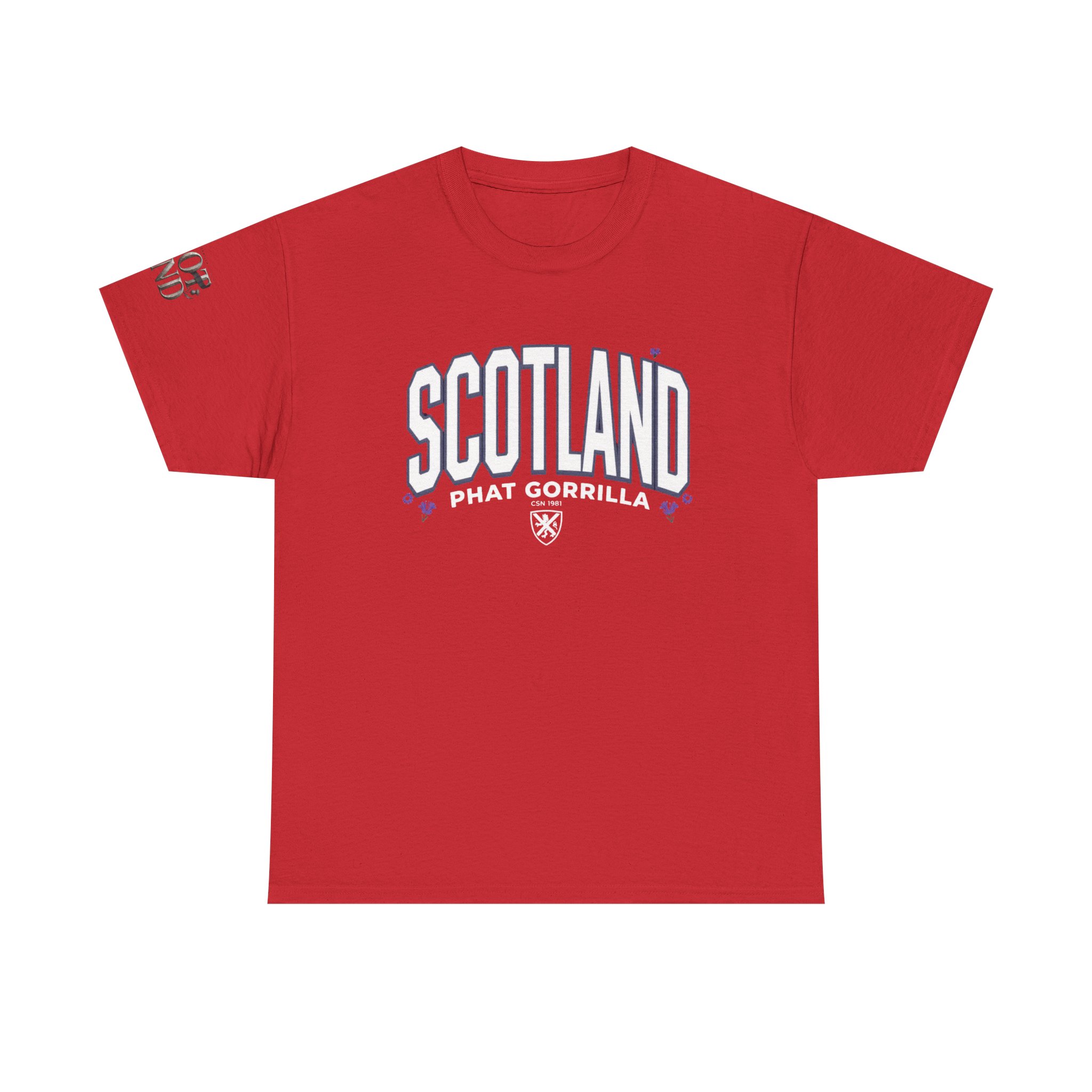 Scotland Phat Gorrilla World Cup Tee - Gildan 5000 - Image 25