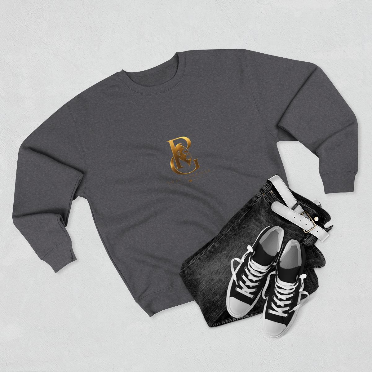 Phat Gorrilla Elite Sand Monogram Sweatshirt